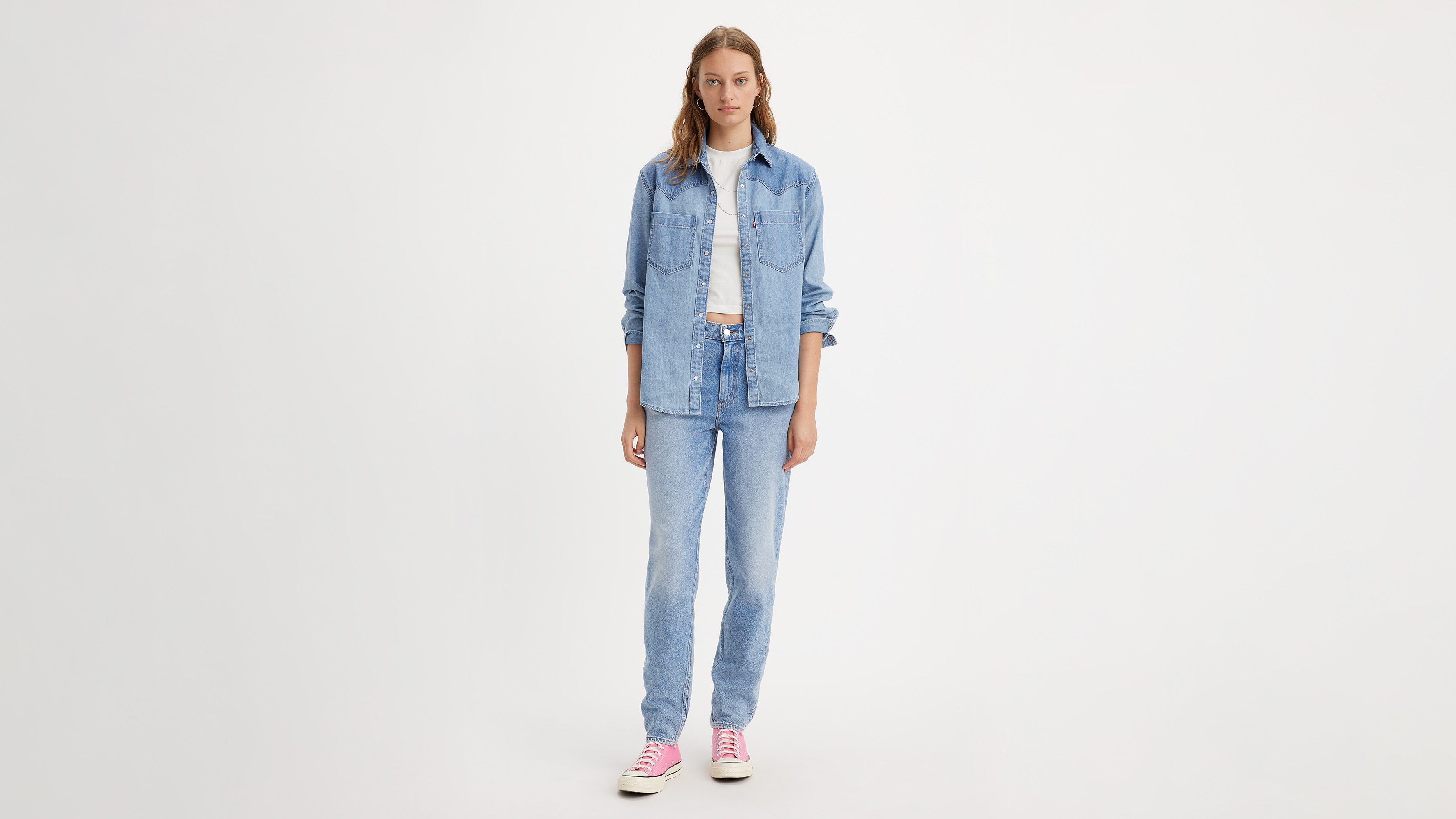 Levis 80S MOM JEAN Blue