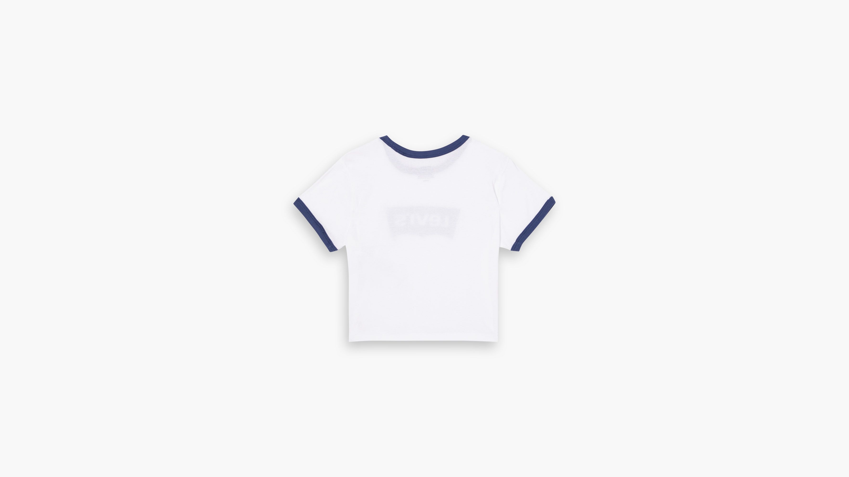 Graphic Ringer Mini Tee - White