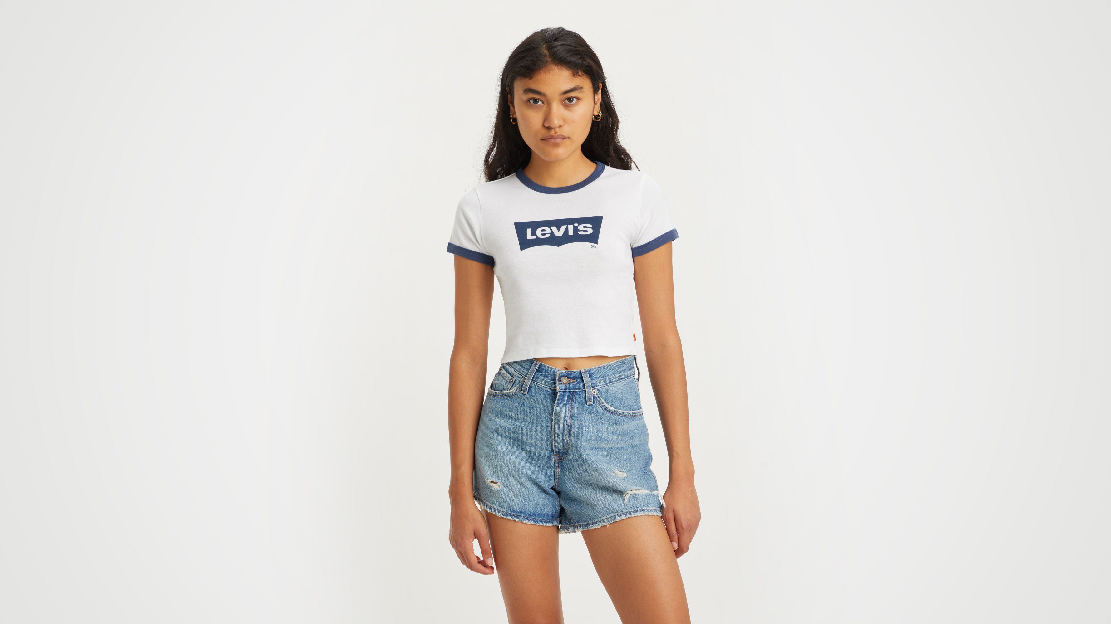 Graphic Ringer Mini Tee White Levi s US