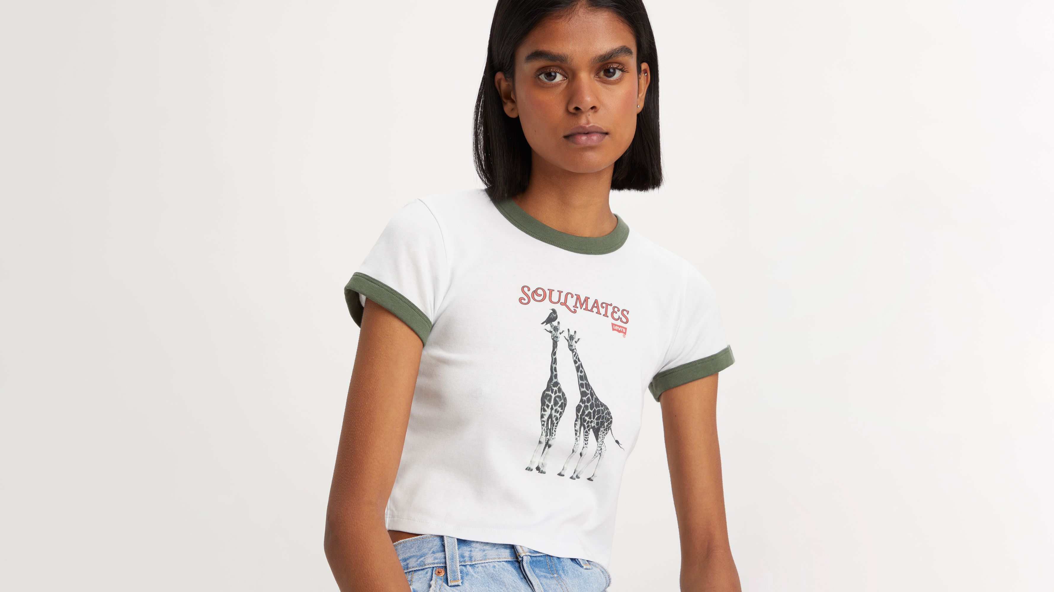 Minicamiseta estampada Ringer 3