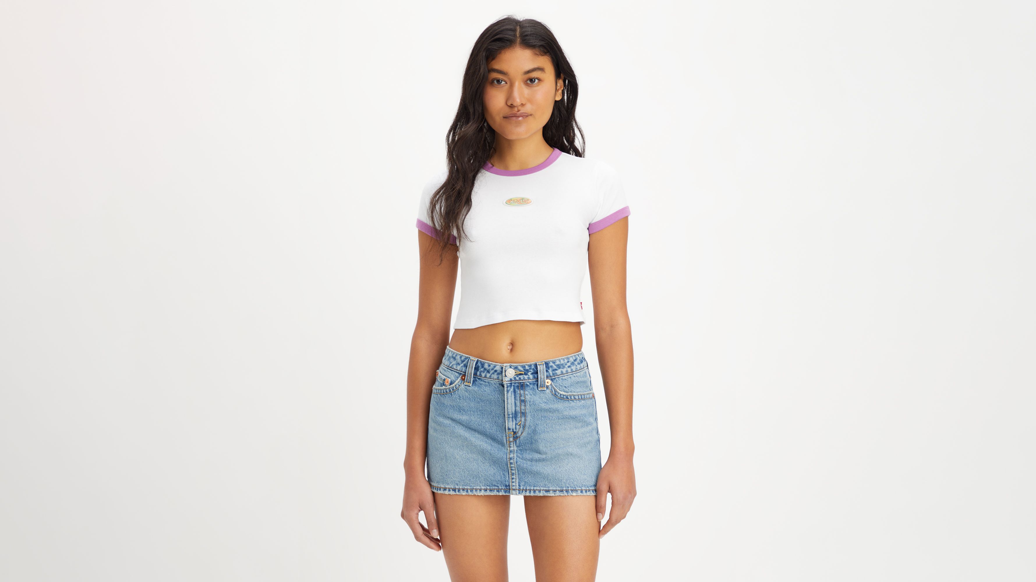 Levis best sale crop tops