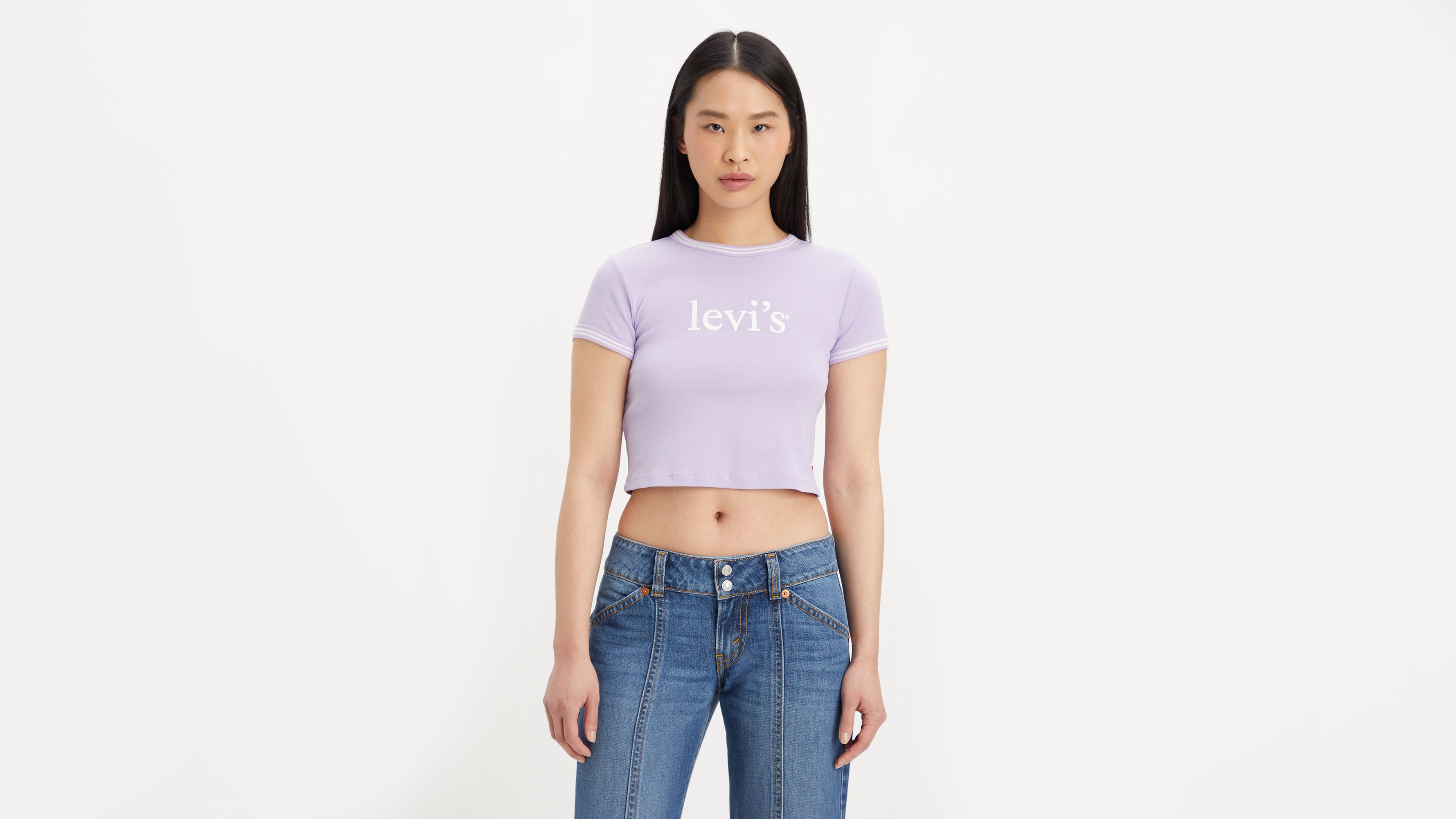 Graphic Ringer Mini T shirt Purple Levi s CA