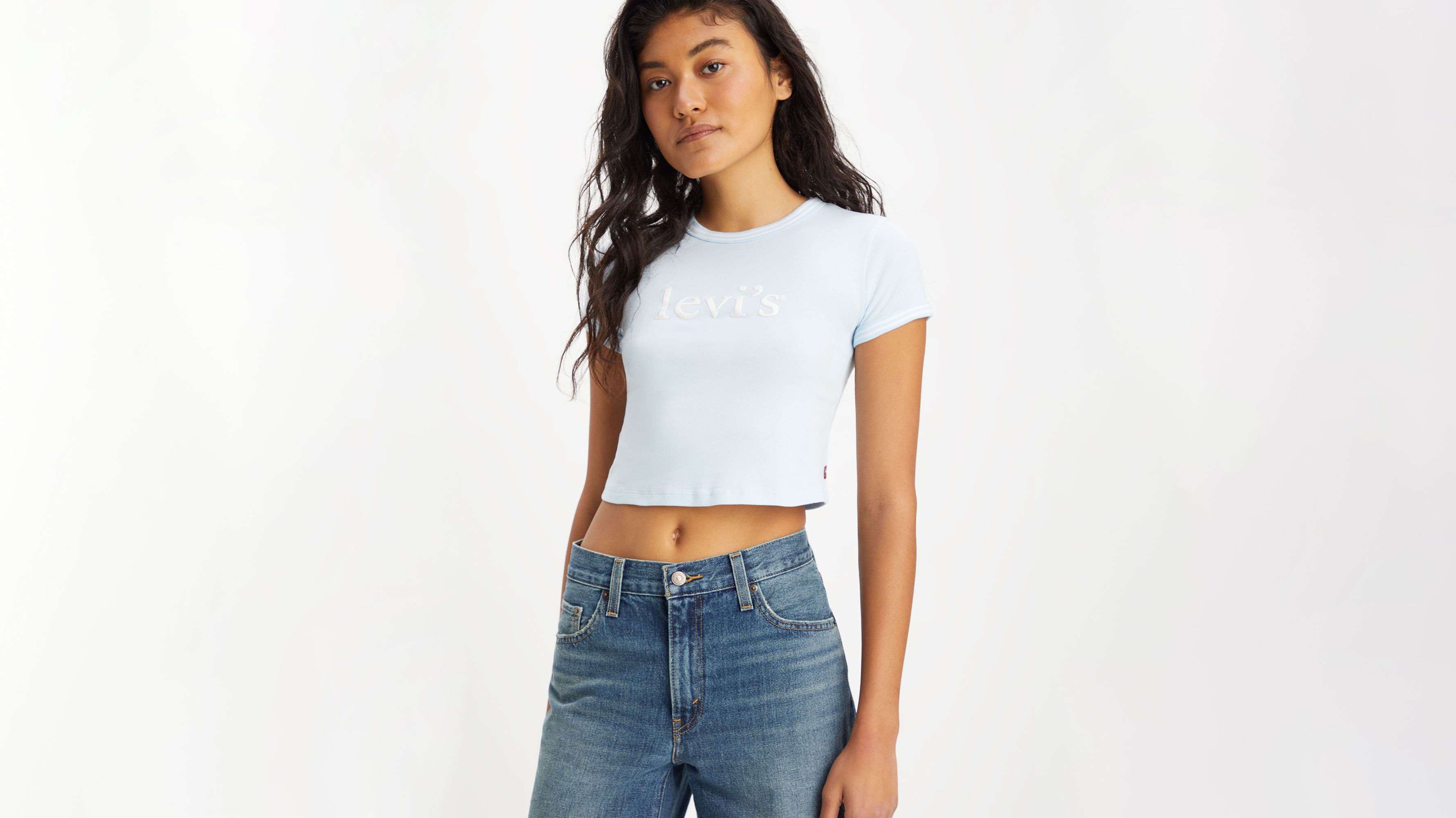 [ JEANS] Girl グラフィックTシャツ ★人気★ A35230036-dynamic1-pdp-lse?$