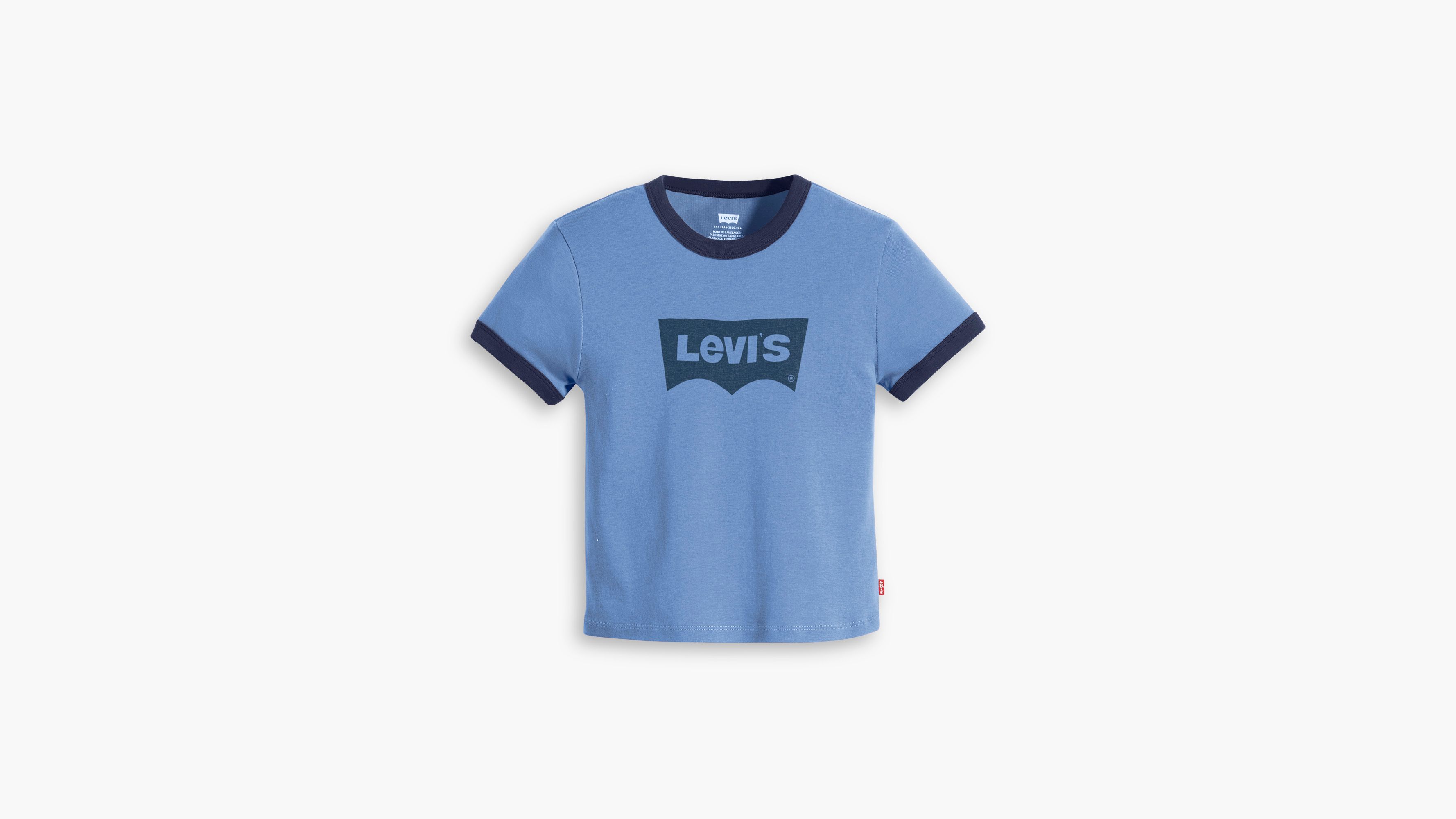 Graphic Ringer Mini T-shirt - Blue | Levi's® US