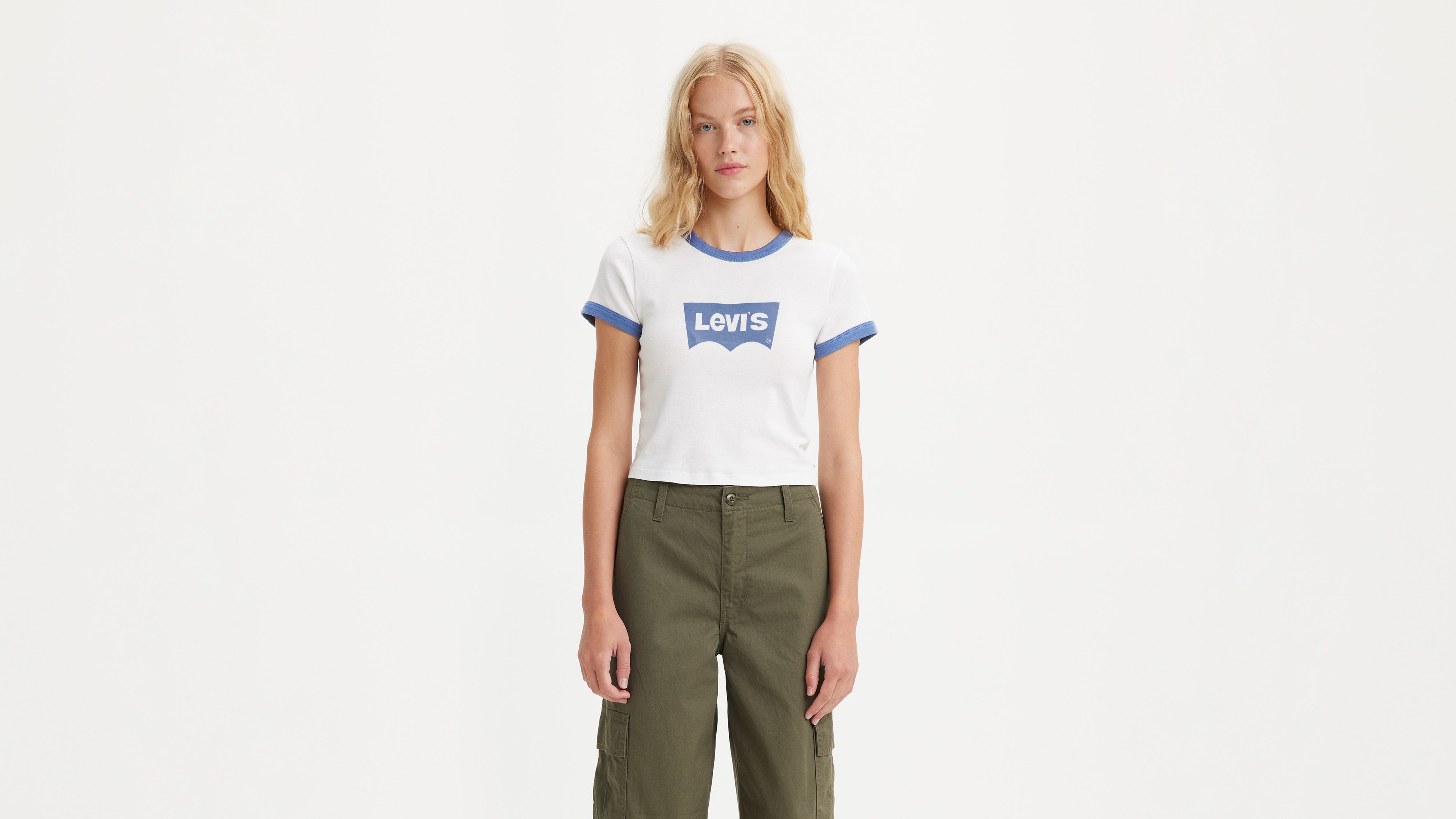 [LOW CLASSIC] / ☆ 25SS Lc STRIPED MINI T-SHIRT / OFF WHITE Mini T-Shirt | Striped | UNIQLO US