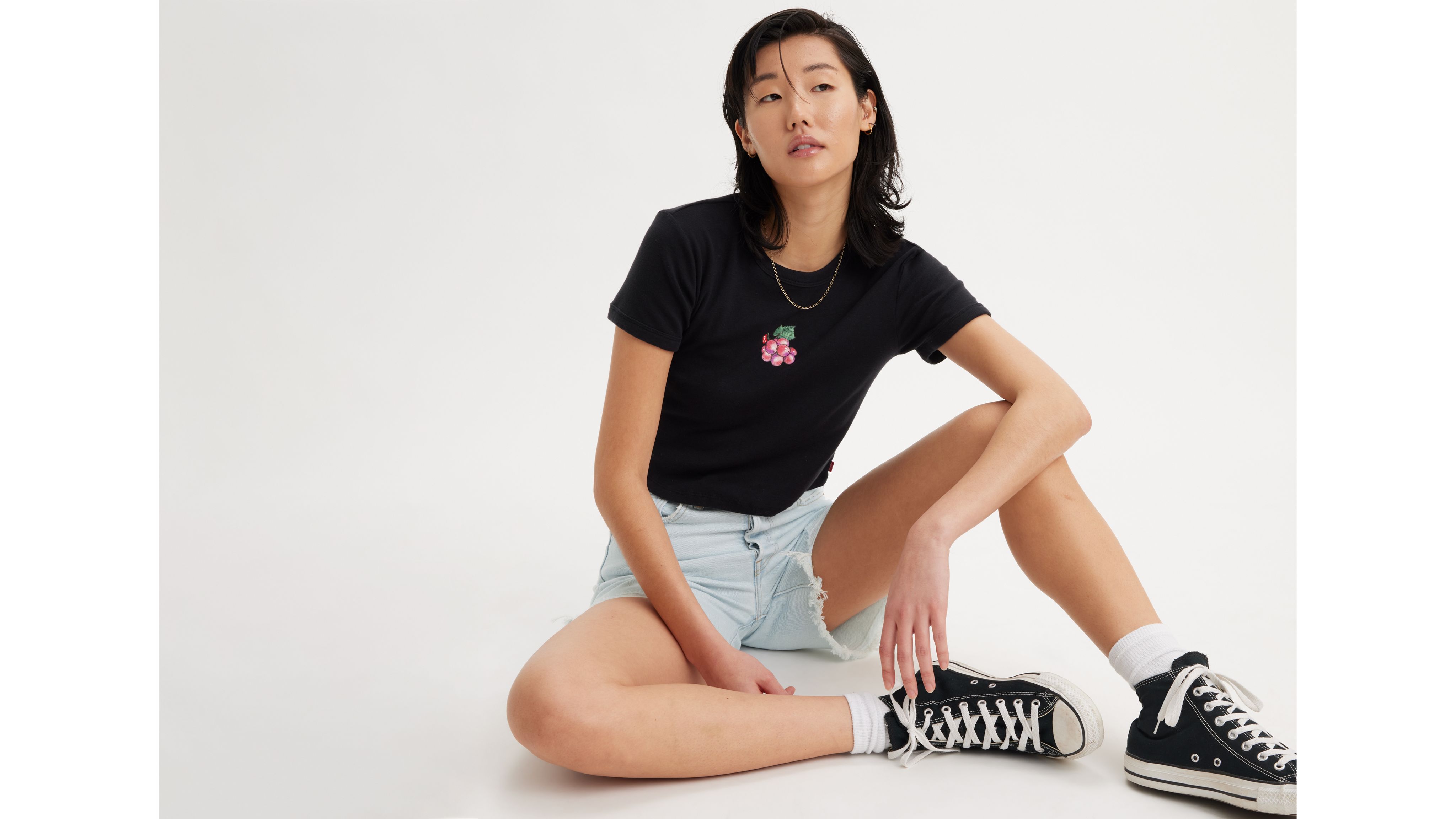 Graphic Ringer Mini T-Shirt 1