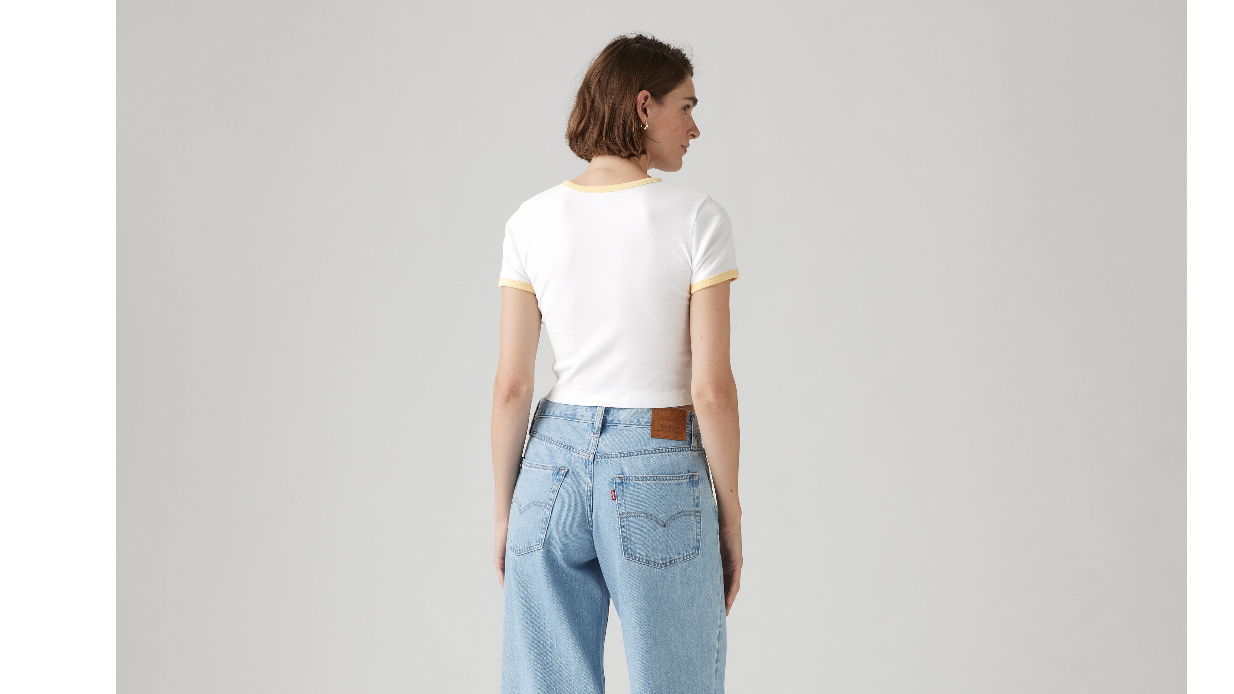 Levi's Graphic Ringer Mini T-shirt In White