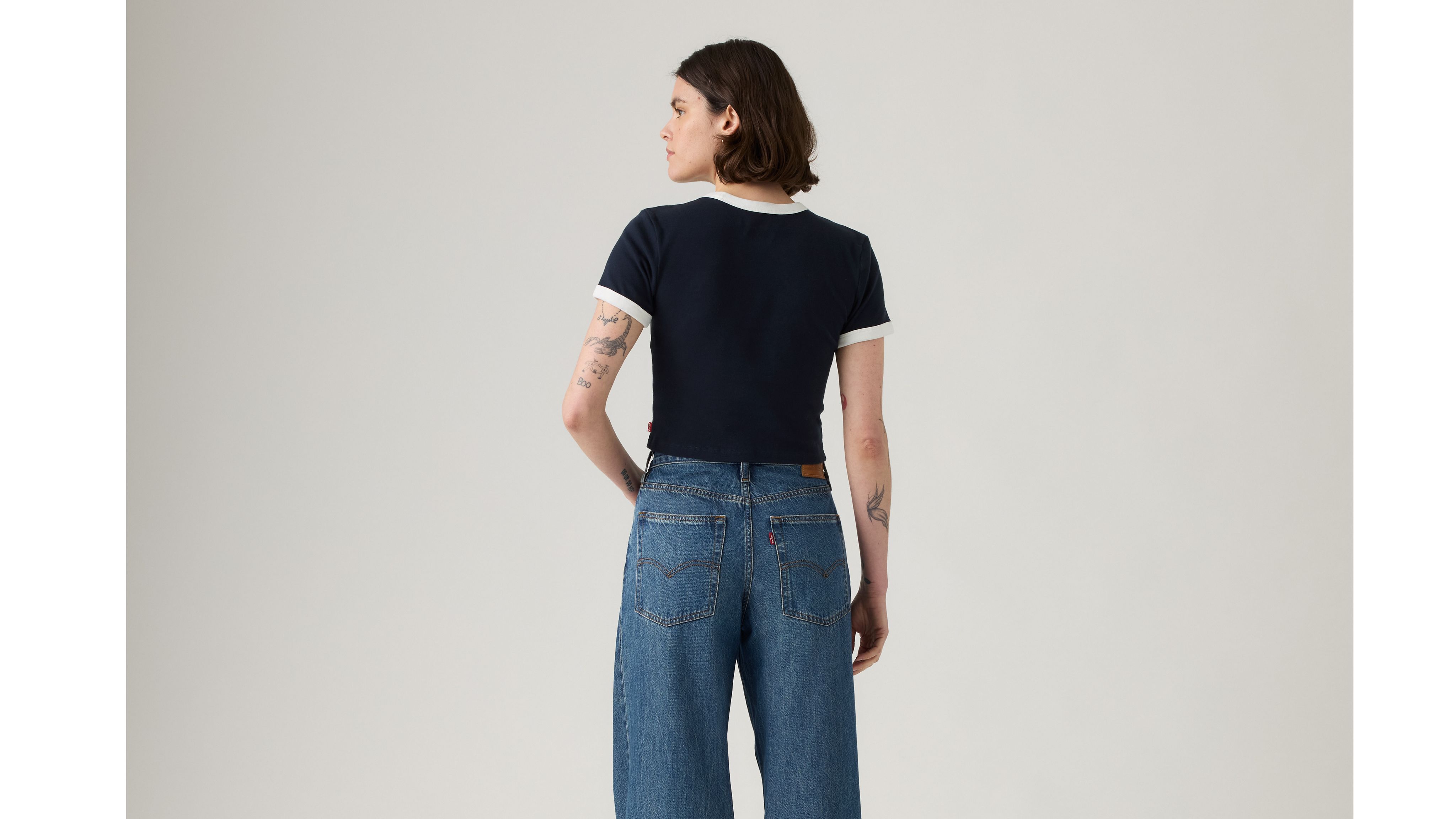 Graphic Ringer Mini T-Shirt