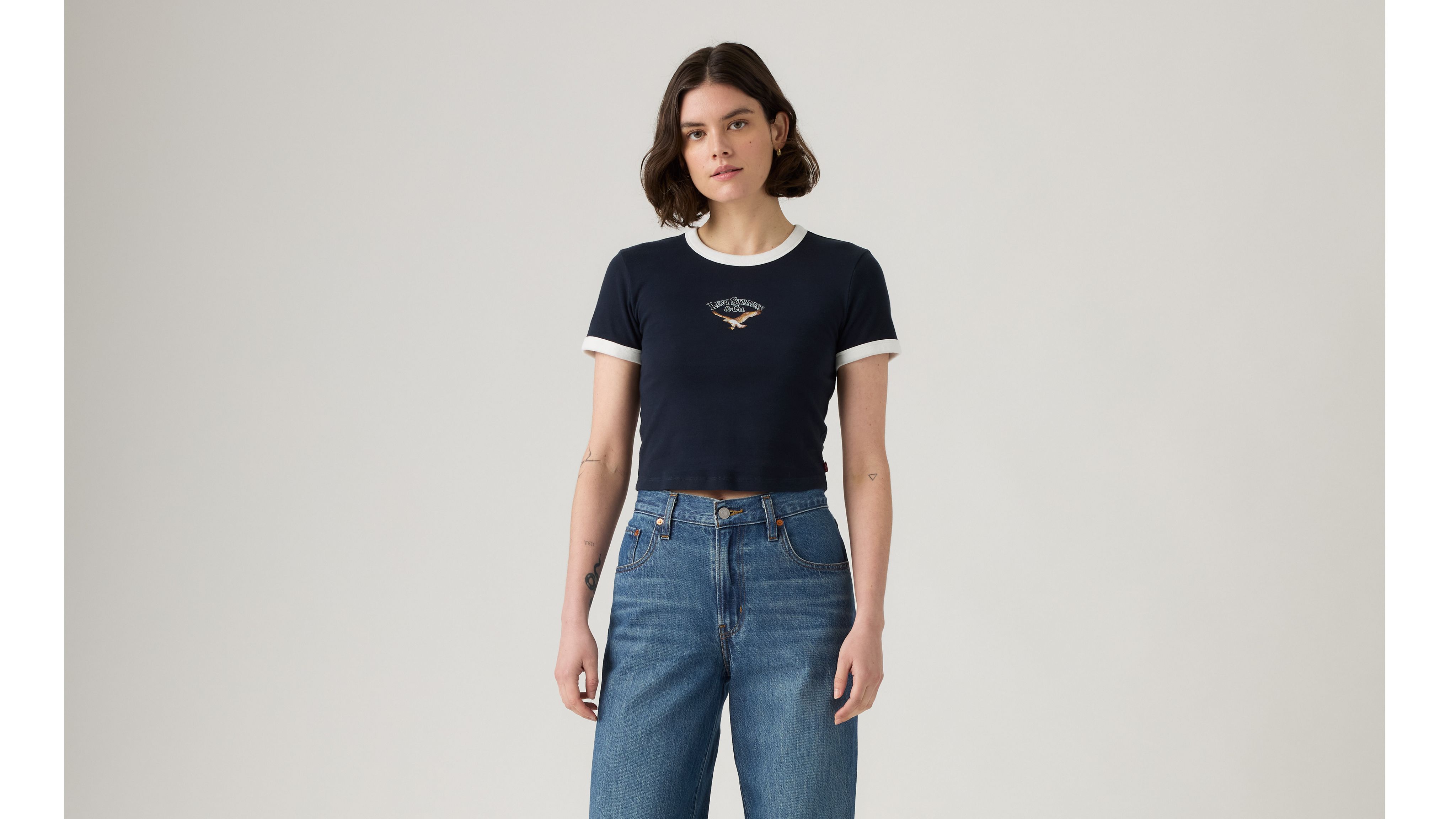 Graphic Ringer Mini T-Shirt 10