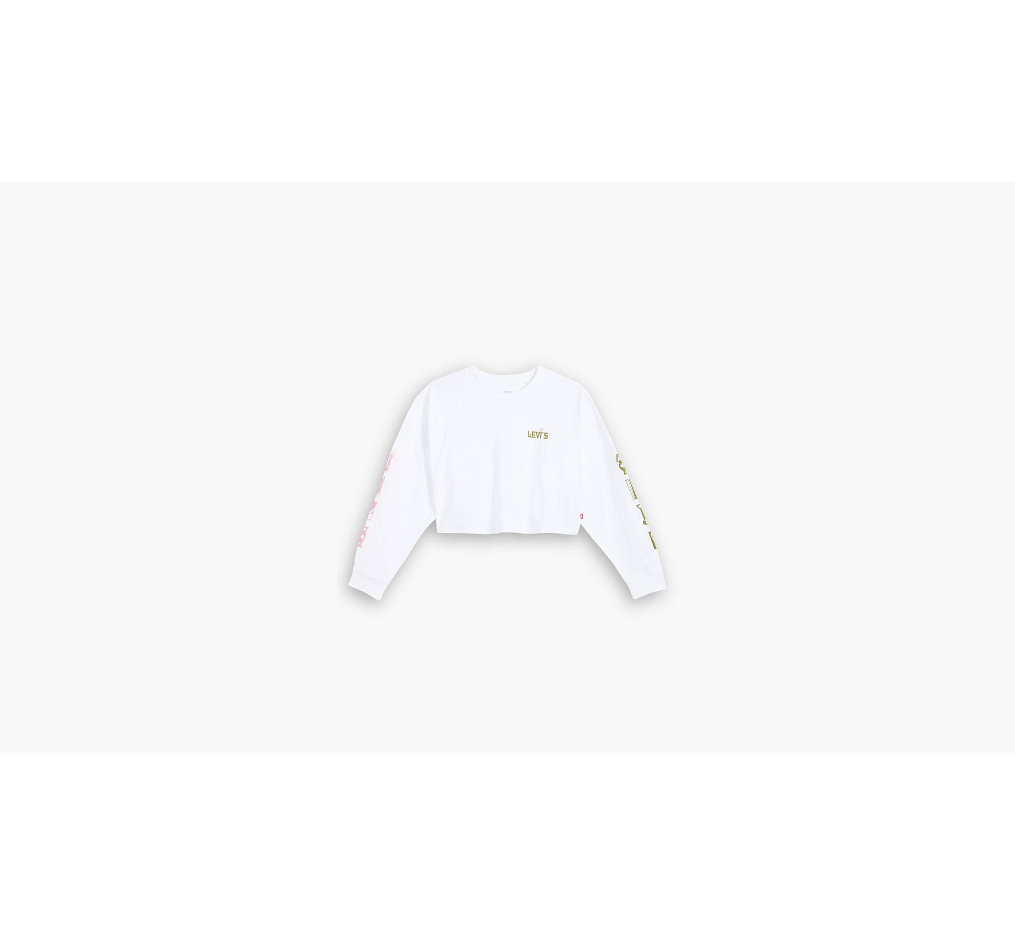 Graphic Reese Cropped Tee - White | Levi's® FR