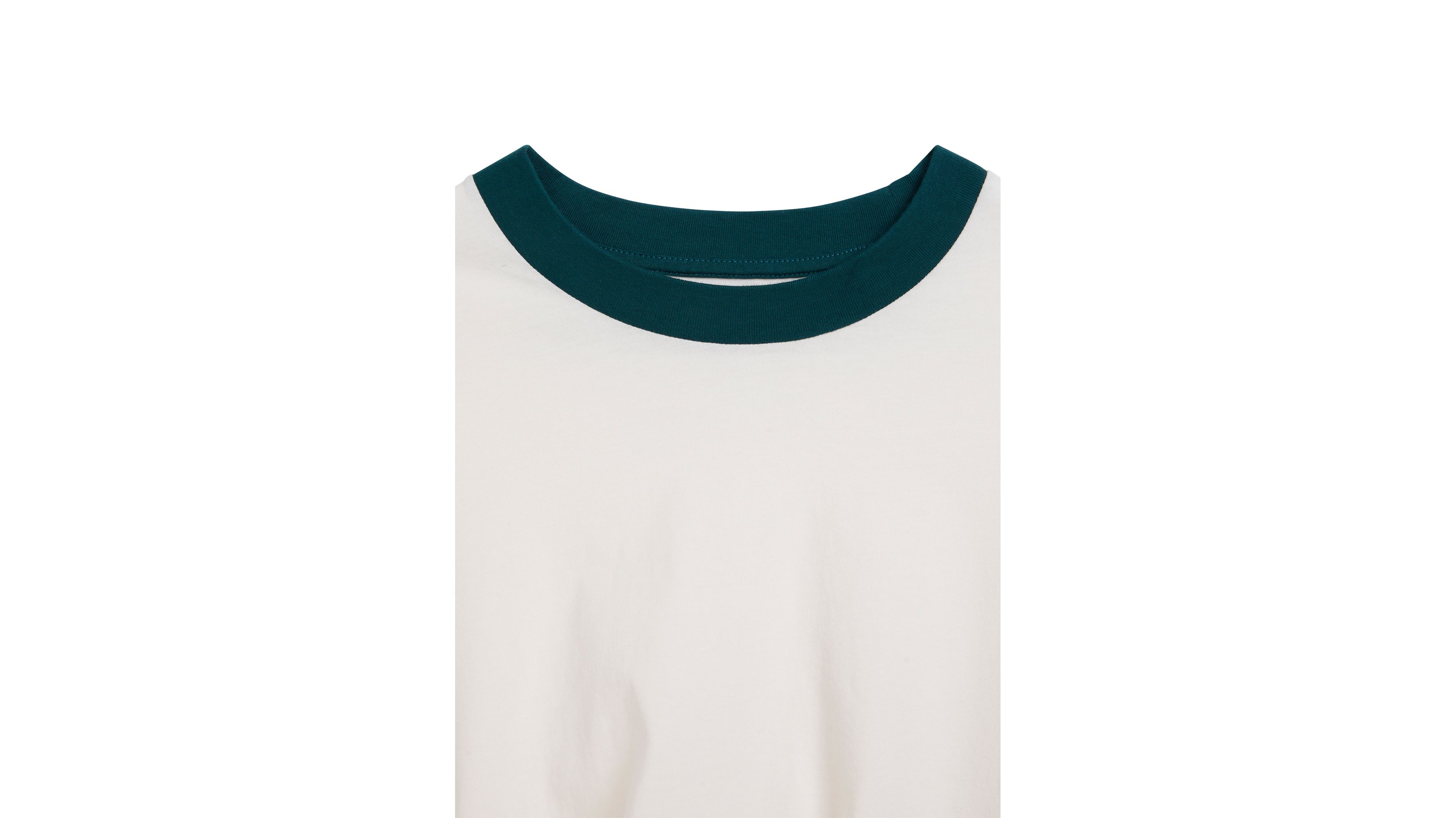 Langarm-Pullover in Cropped-Schnitt mit Grafik von Reese 7