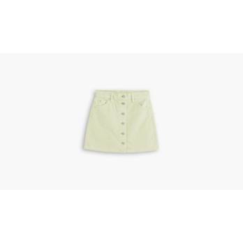 Buttonfront Corduroy Skirt 6