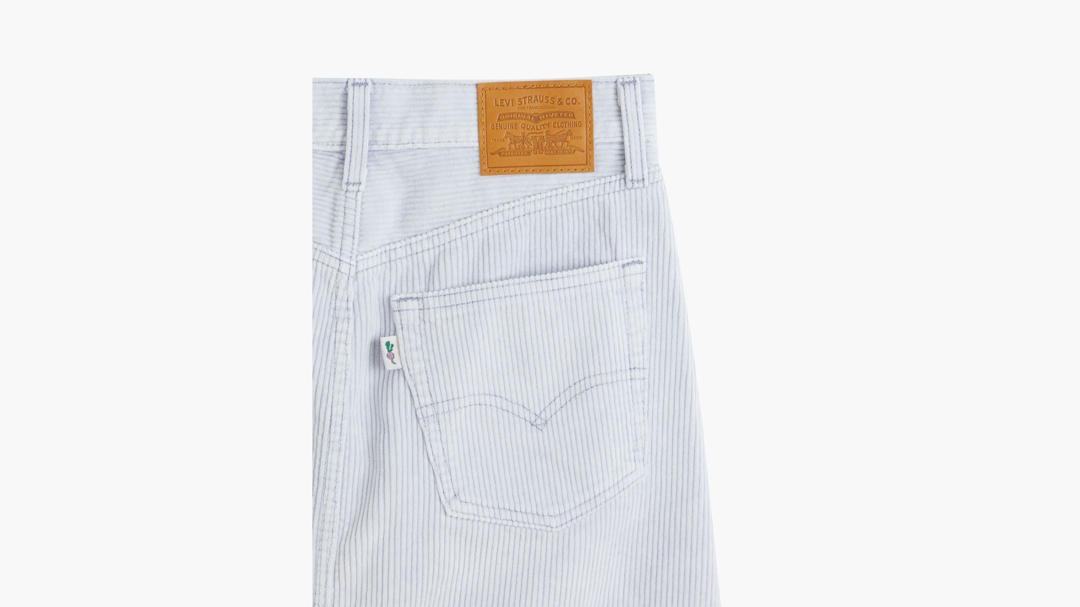 Gonna con bottoni sul davanti in velluto a coste 8