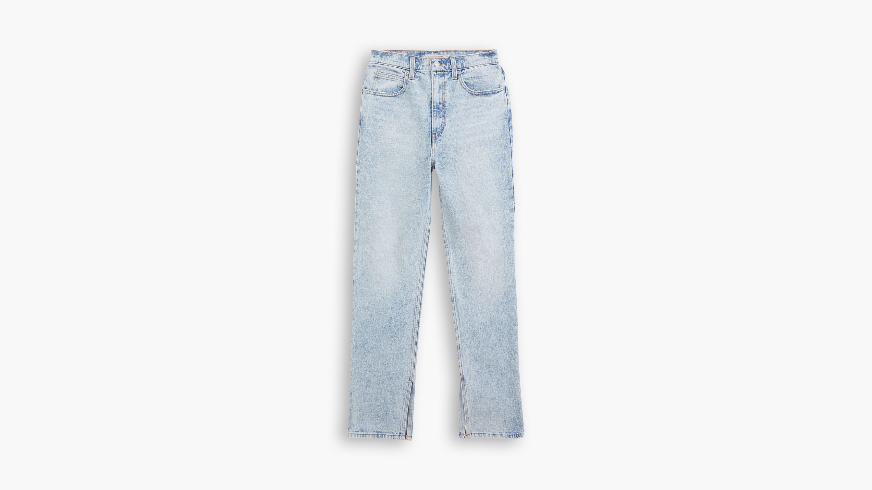 70's High Rise Slim Straight Women's Jeans - Light Wash | Levi's® CA