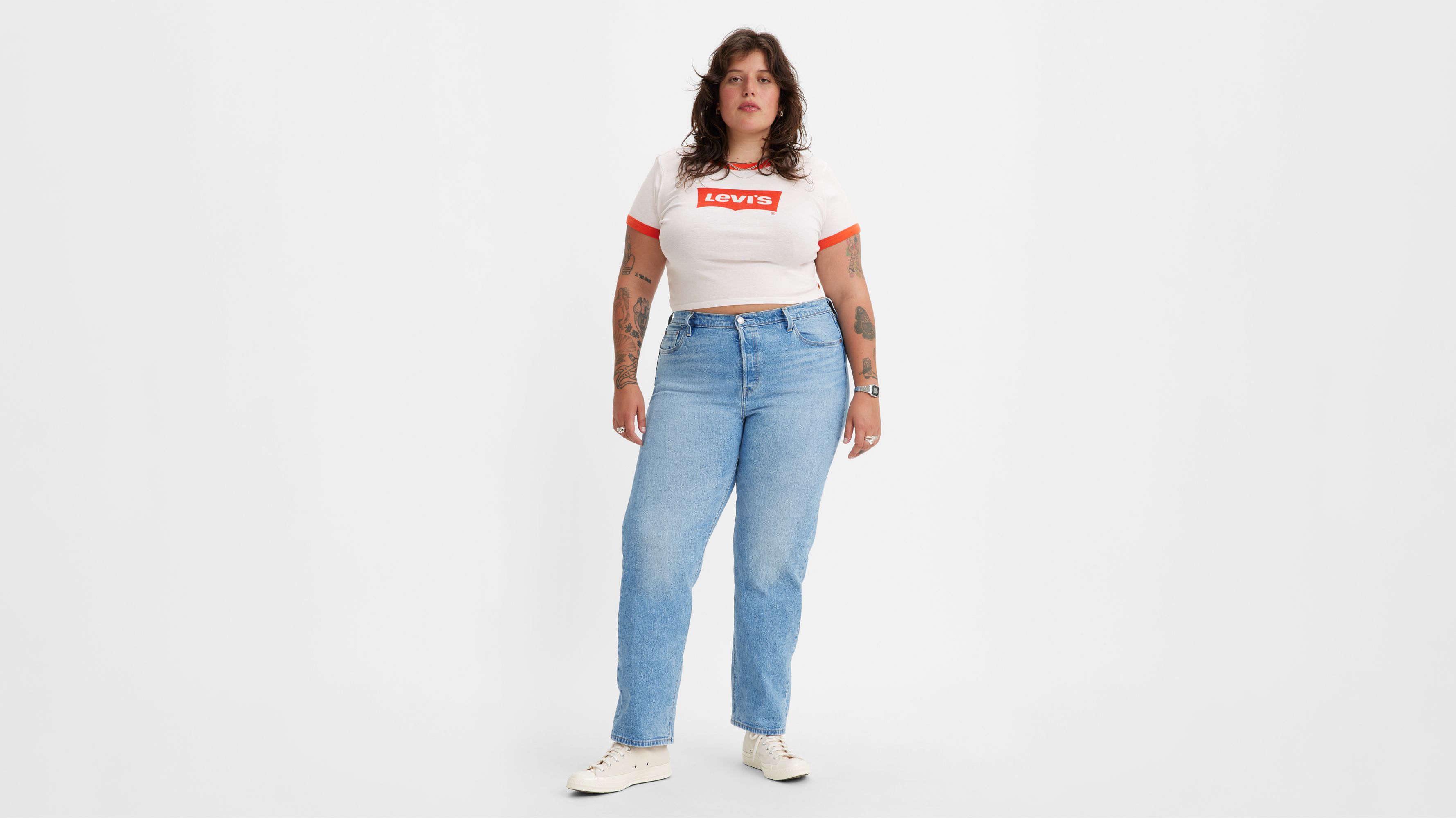 Karu ketting in het midden van niets 501® Original Fit Women's Jeans (plus Size) - Light Wash | Levi's® US