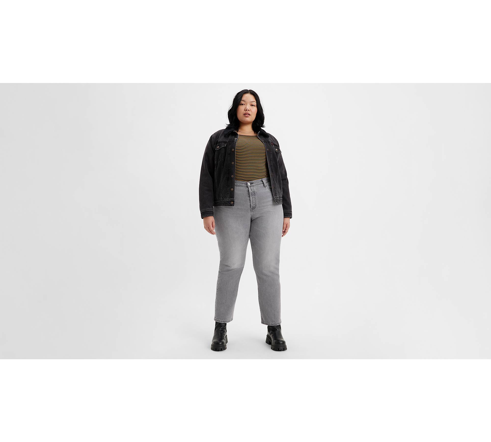 501® Original Women's Jeans (plus Size) - Grey | Levi's® CA