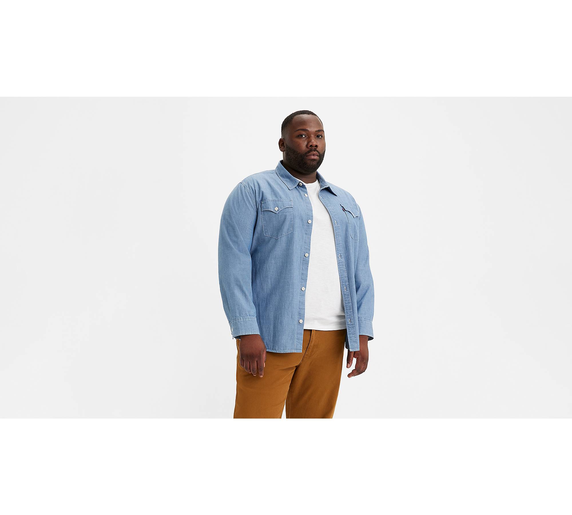 Relaxed Fit Western Shirt (big) - Light Wash | Levi's® US