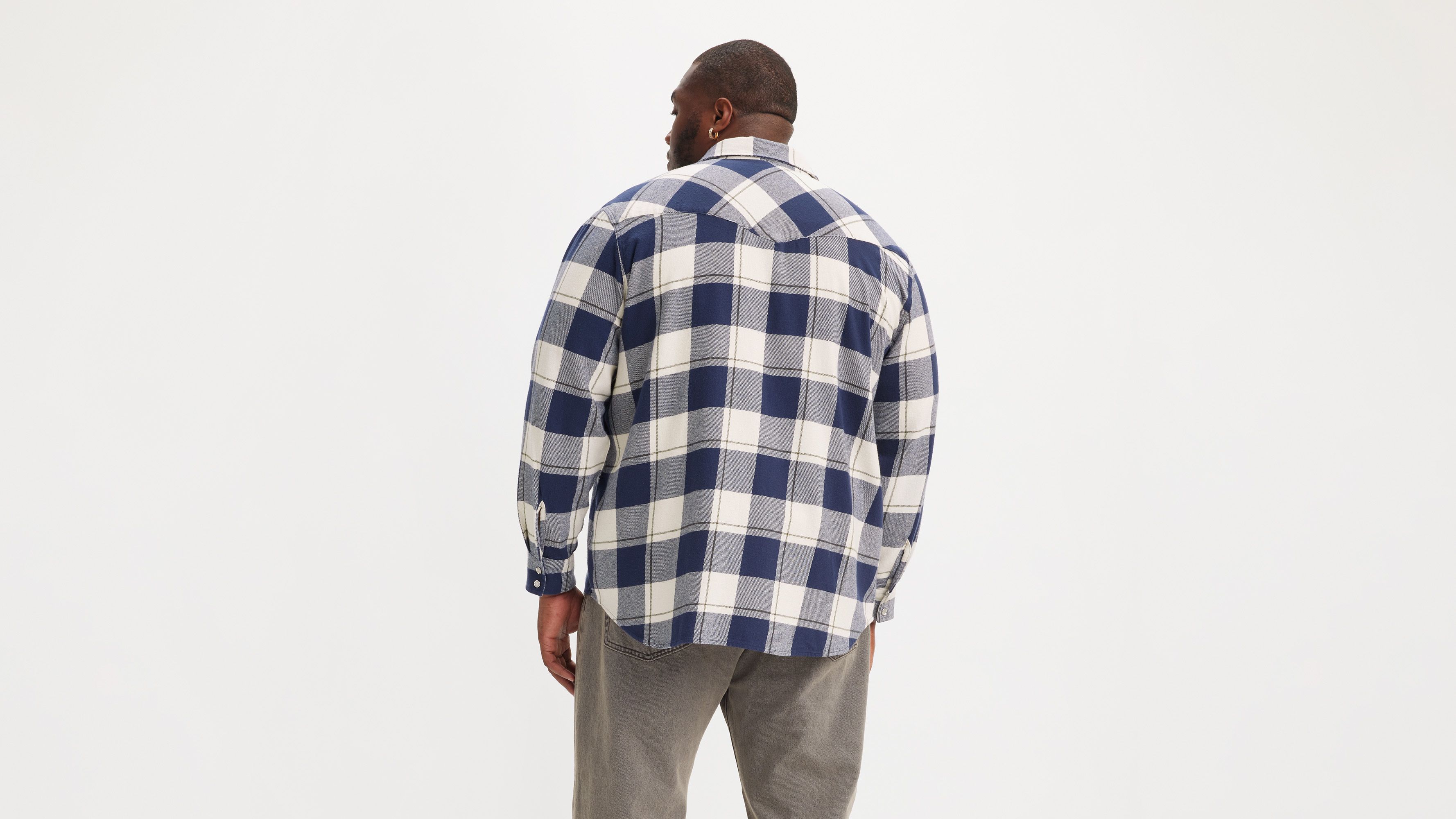 Western overhemd met relaxte pasvorm (Big & Tall) 3