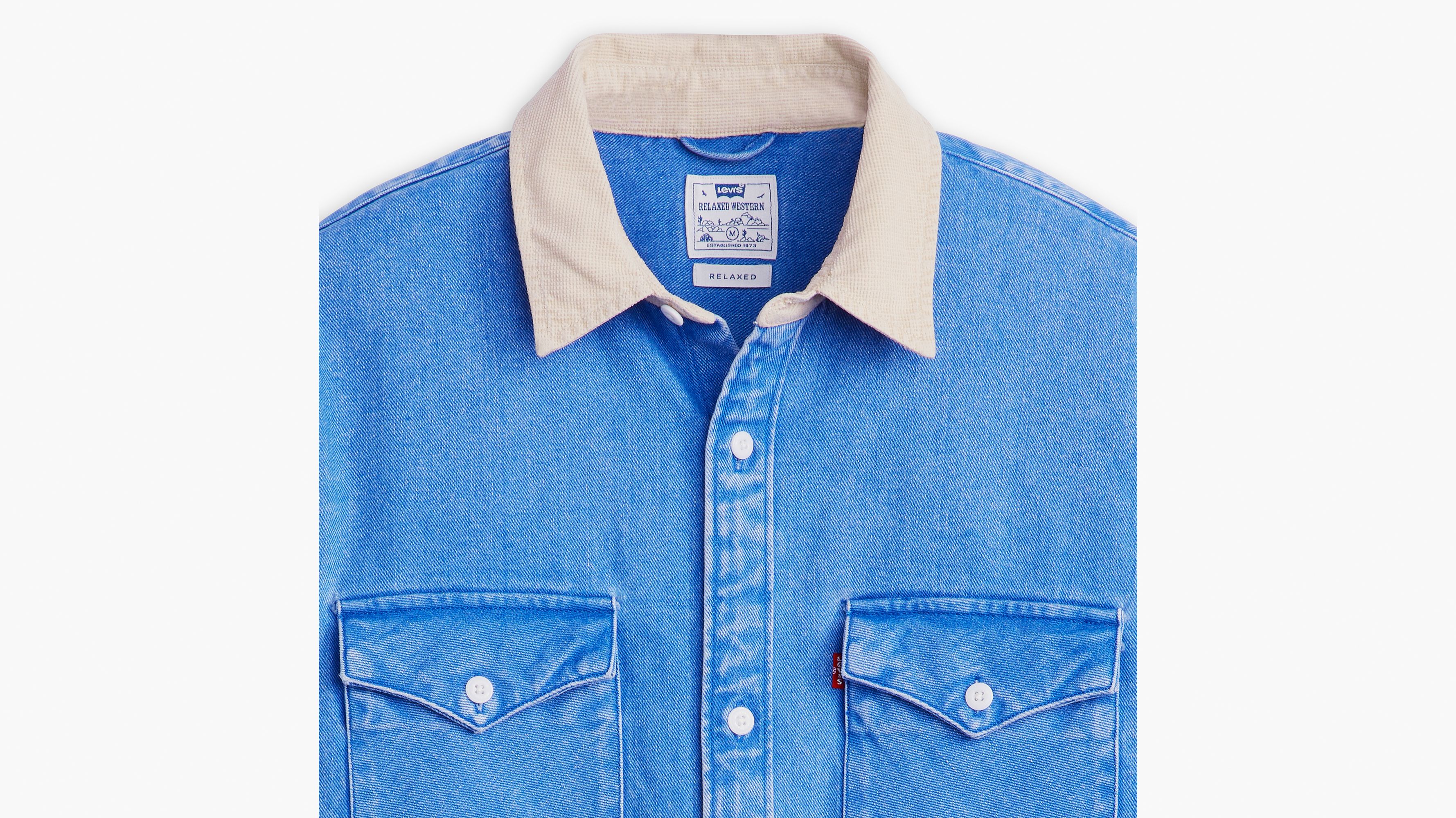 Relaxed Fit Western Shirt (Big) 6