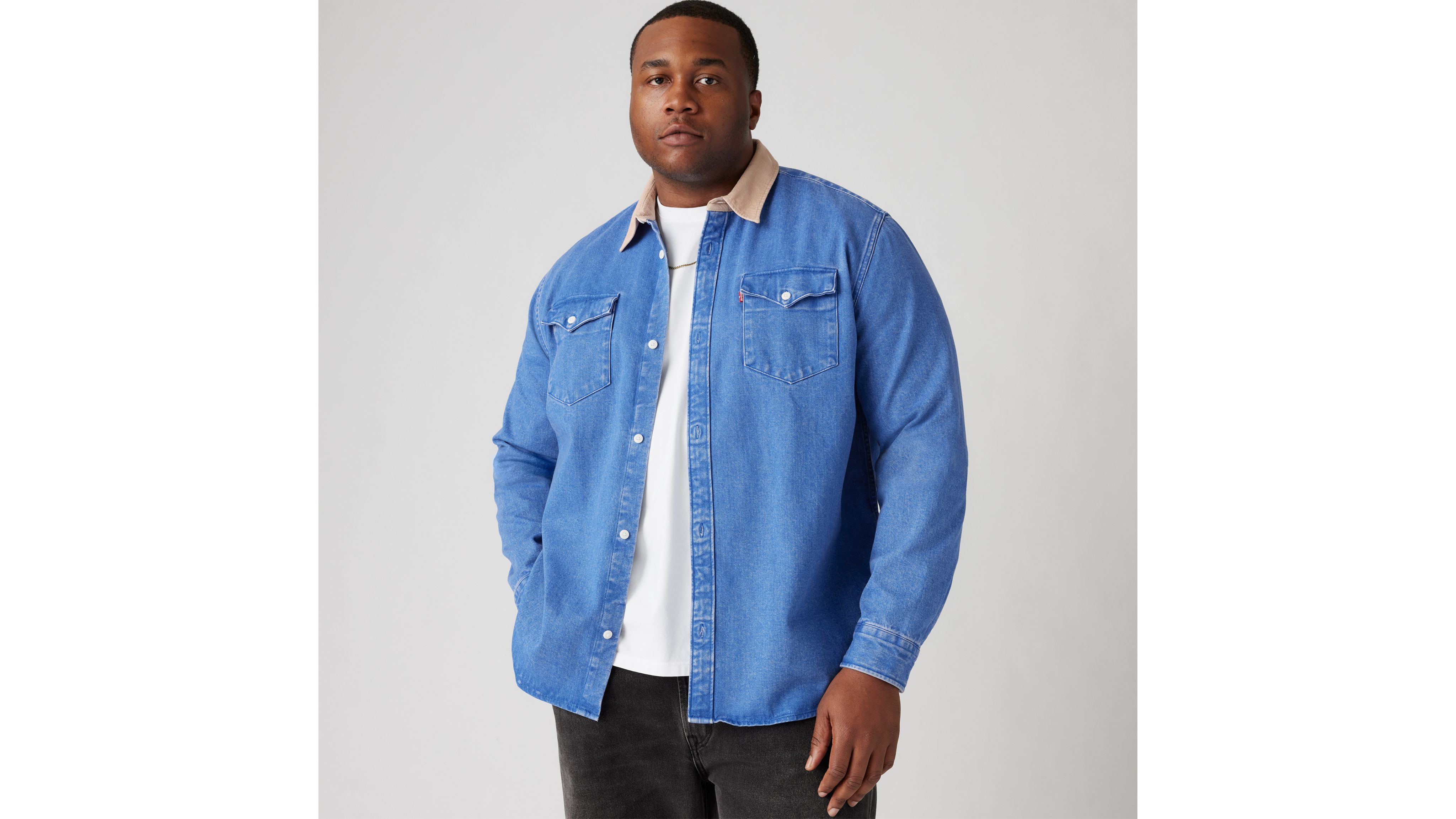 Relaxed Fit Western Shirt (Big) 1