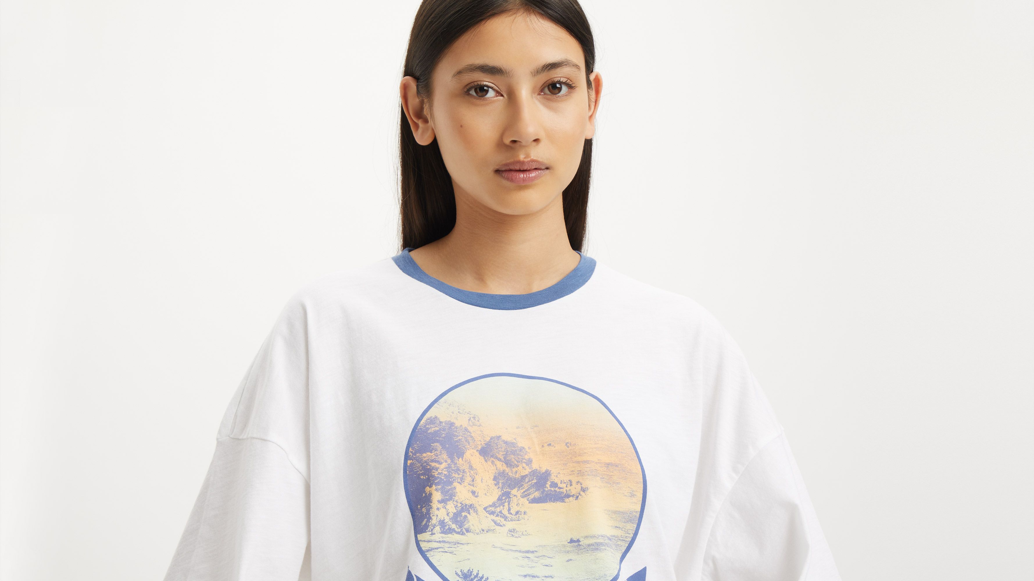 Graphic Drapey Tee 3