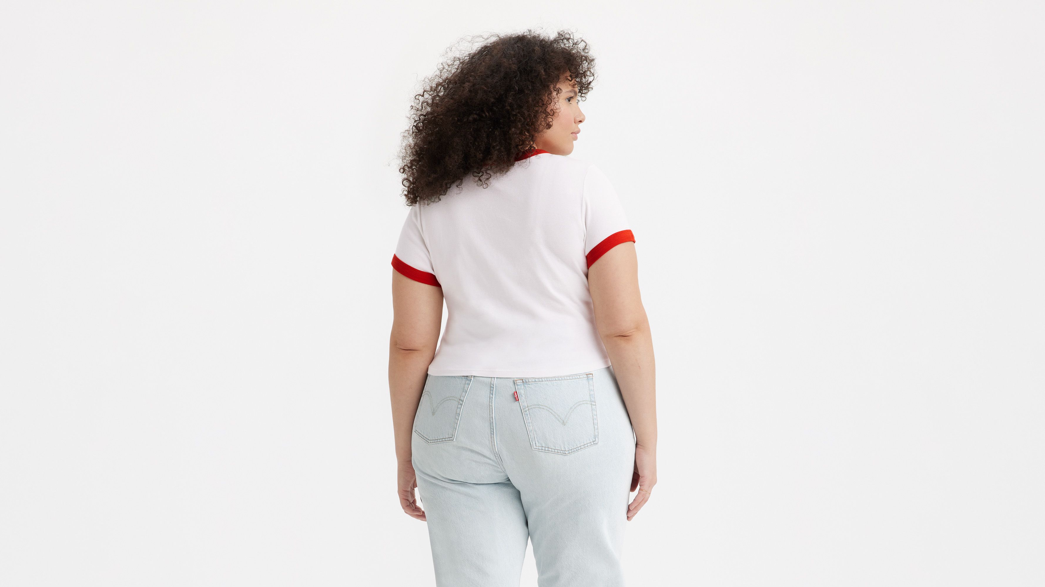 Mini Ringer Tee (plus Size) - Red | Levi's® US