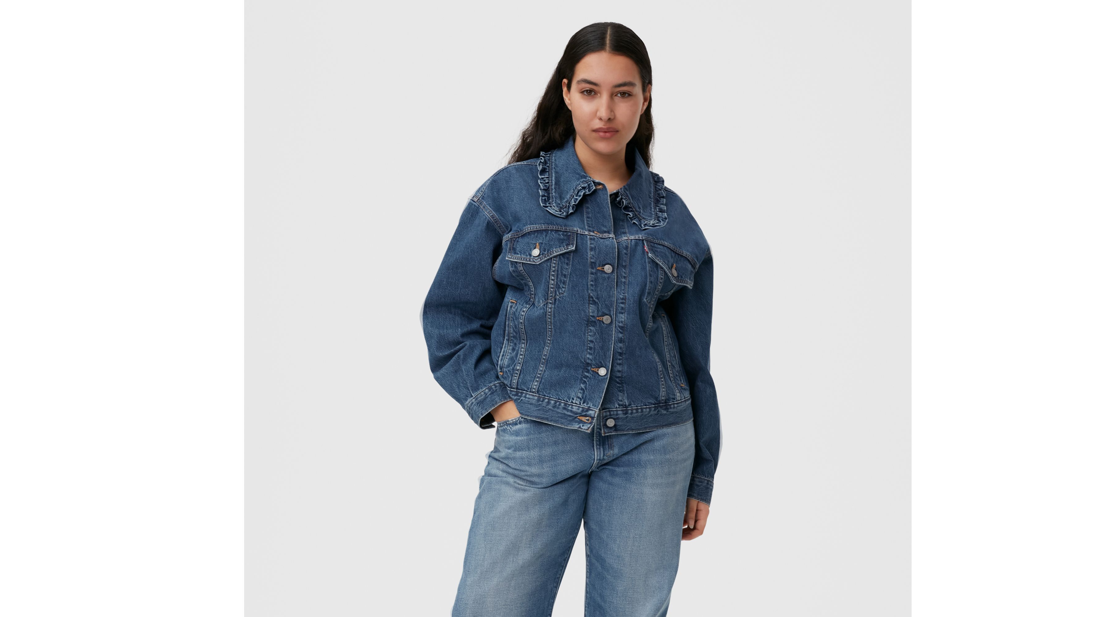 ガニー x リーバイス デニムジャケット オフショルダー S GANNI ガニー x リーバイス デニムジャケット オフショルダー S GANNI