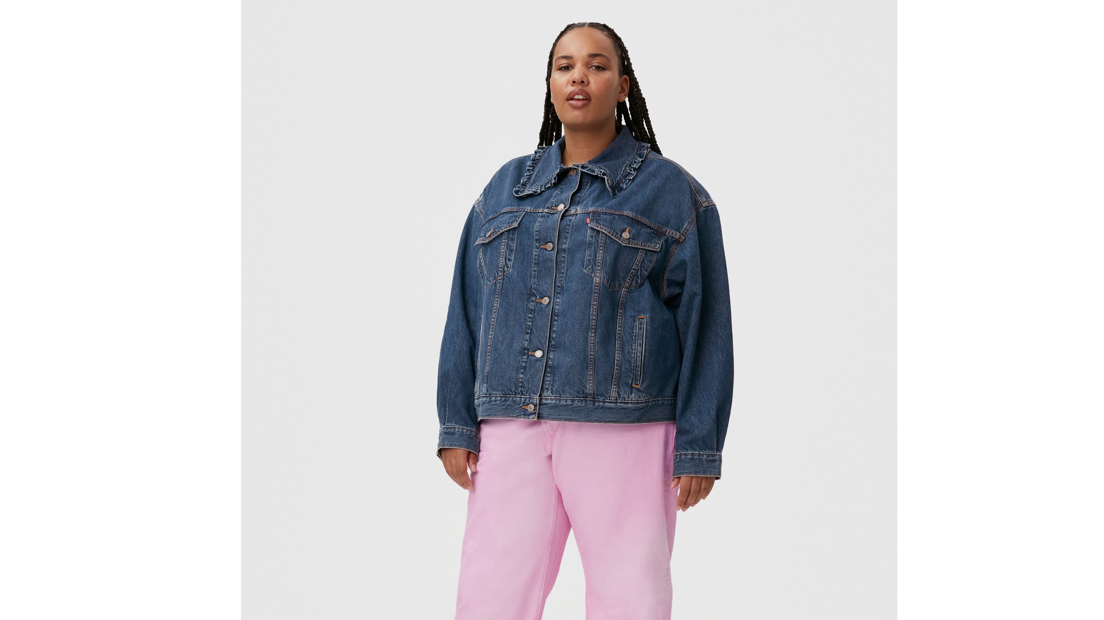 Levi's® X Ganni '90s Trucker Jacket - Dark Wash | Levi's® US