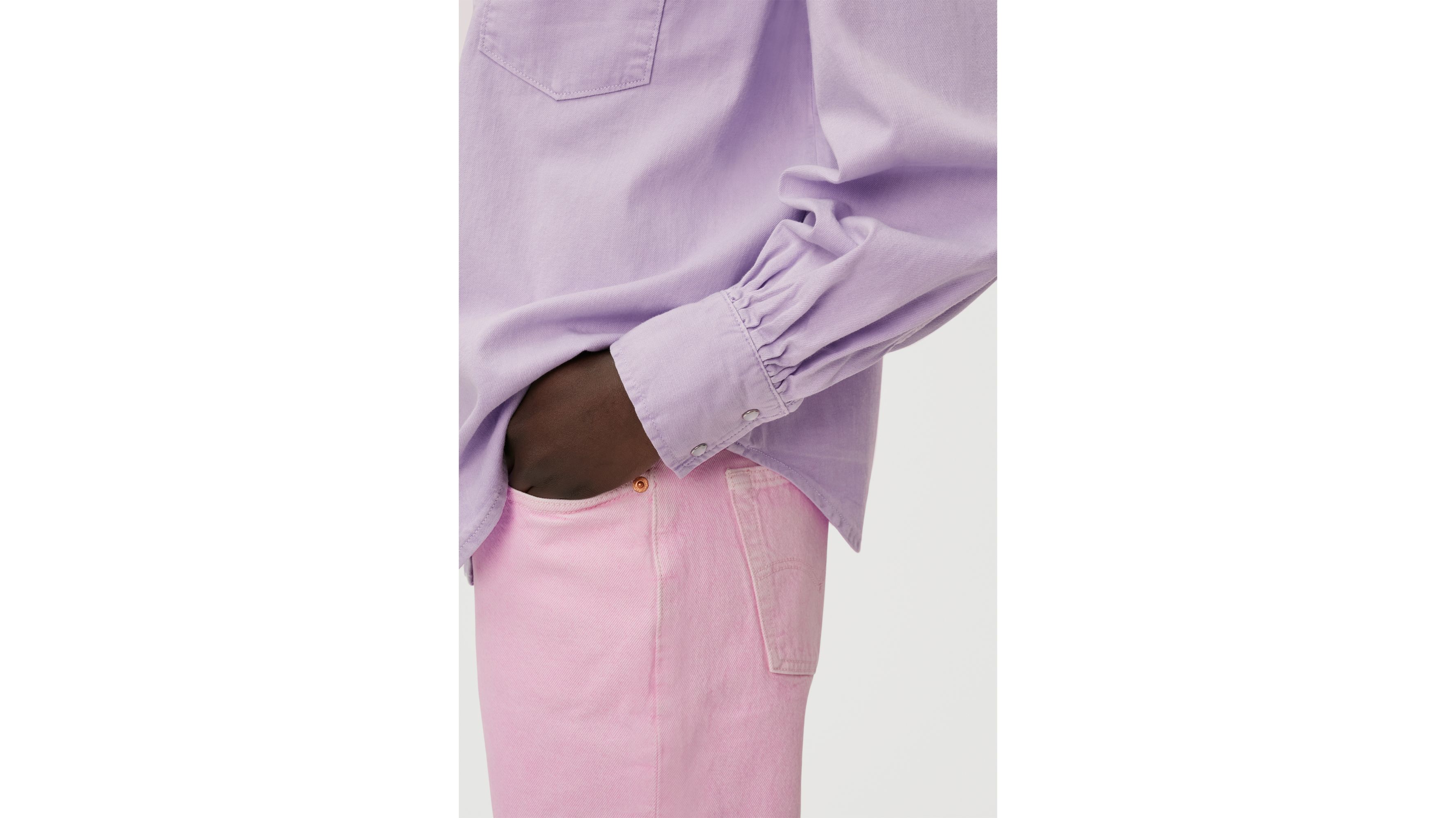 Levi's® X Ganni Western Shirt - Purple