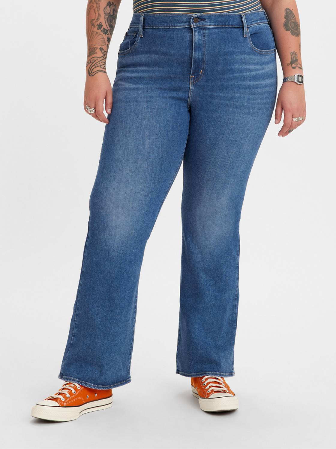 726™ High Rise Flare Jeans (Plus Size) 1