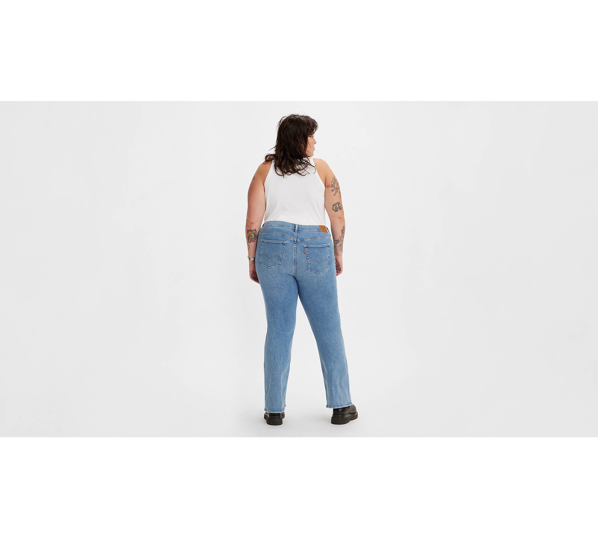 TWDYC Flare Jeans Pants Women Vintage Denim Ladies Jeans Women High Waist  Fashion Stretch Pocket Trousers Plus Size Wide Leg Jeans (Color : A, Size :  L code) price in UAE