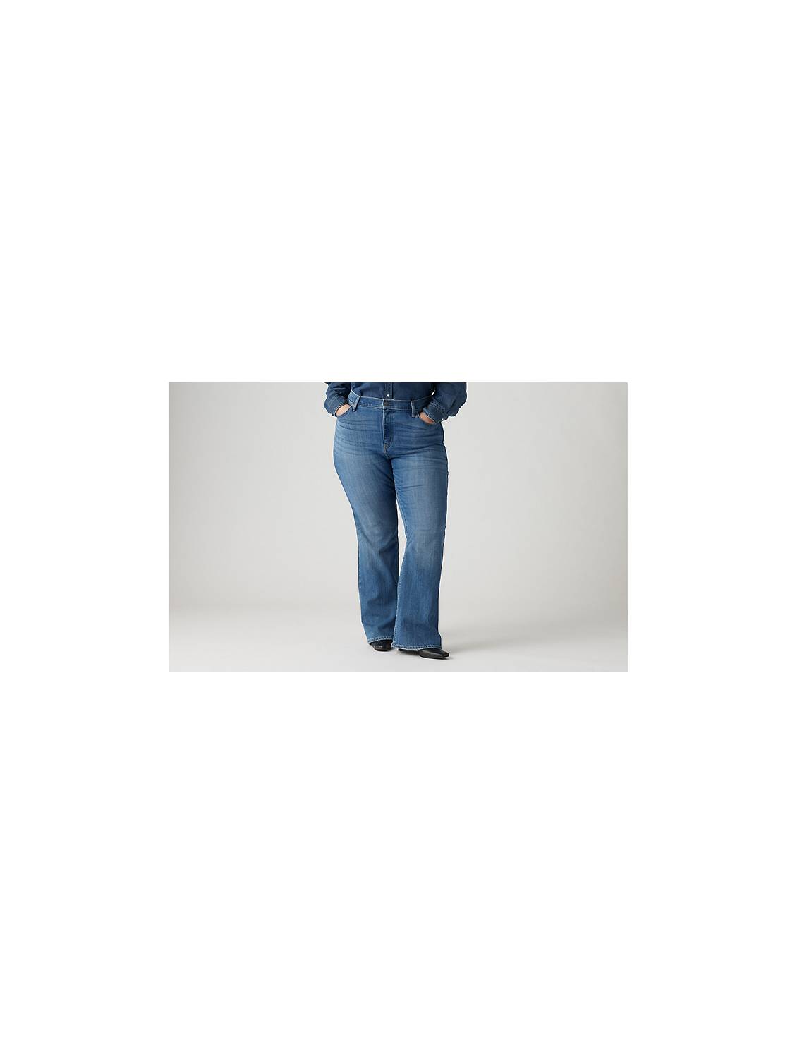 Levis Women's Classic Boot Cut Jeans Plus Size, Women's Plus Size
