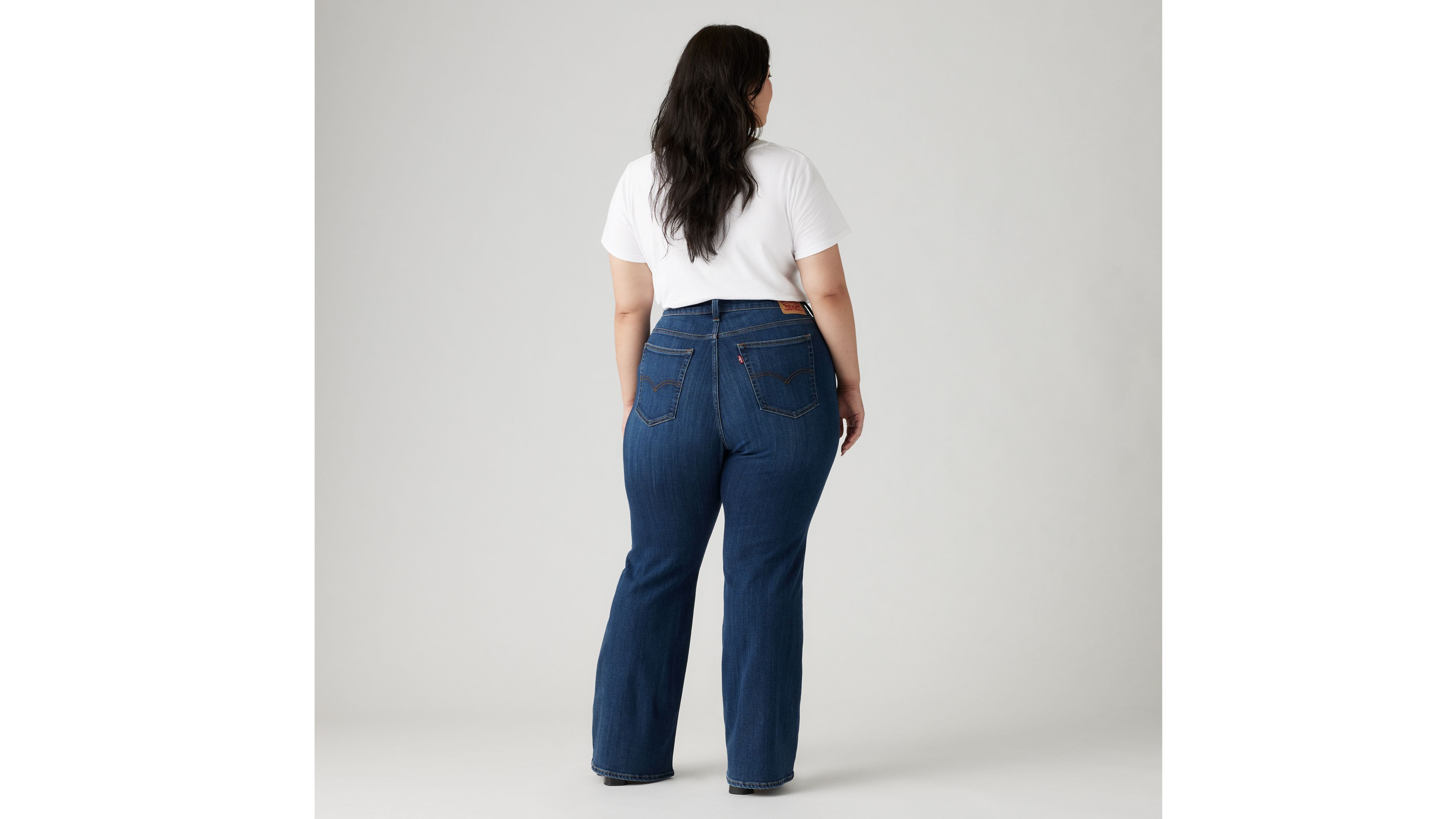  Women's Plus Size Jeans Plus High Waist Flare Leg Jeans (Color  : Rust Brown, Size : 4X-Large) : Clothing, Shoes & Jewelry