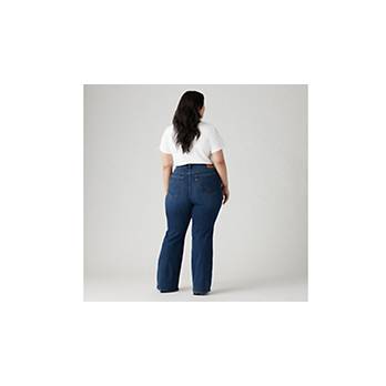726 High Rise Flare Women's Jeans (Plus Size) 3