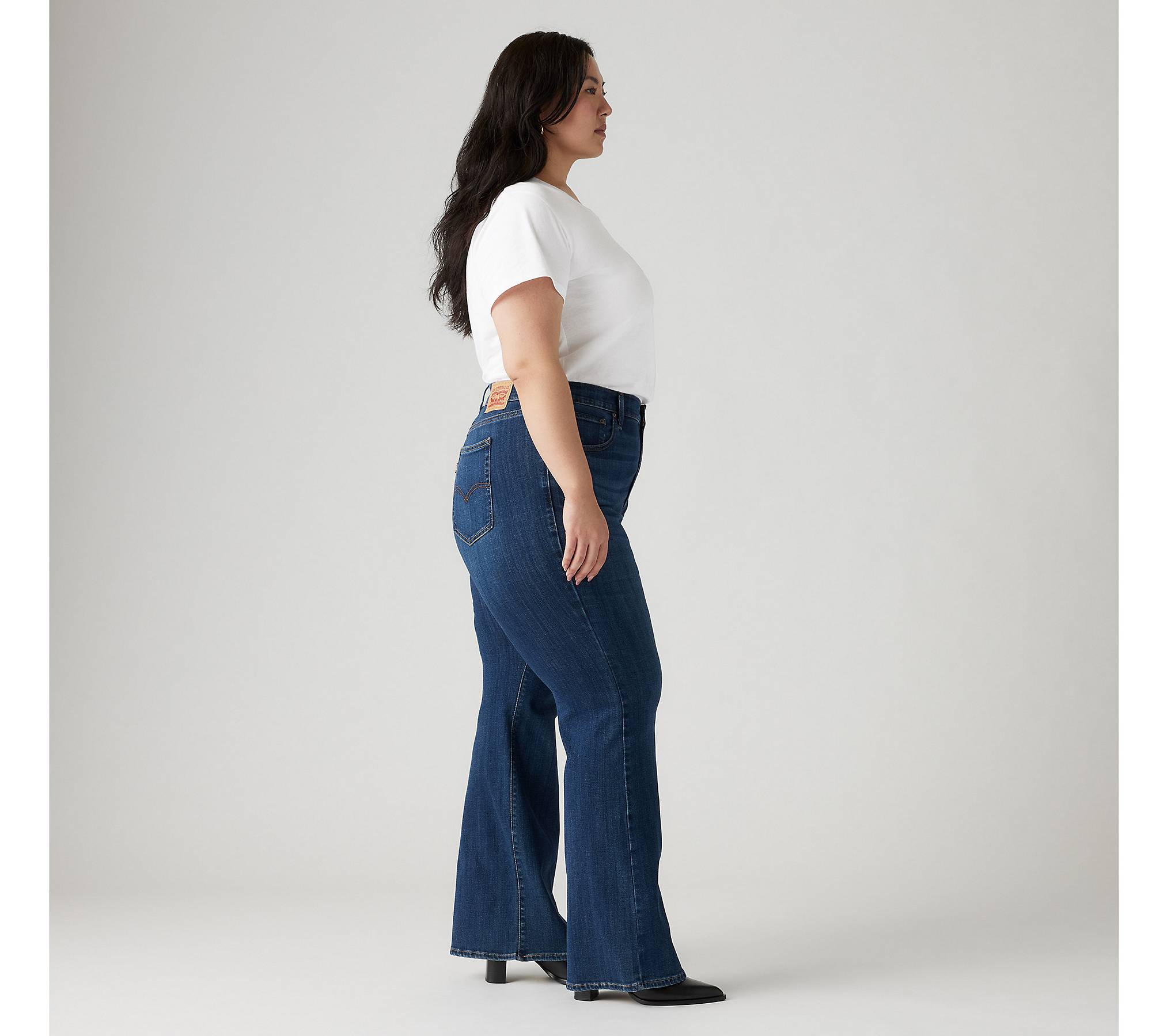 726 High Rise Flare Women's Jeans (plus Size) - Dark Wash | Levi's® US