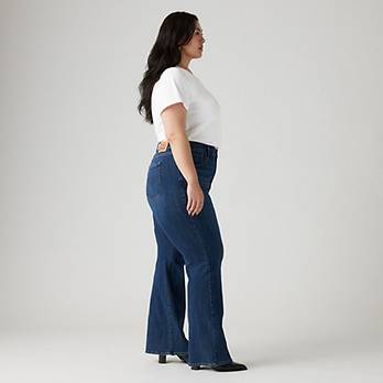 726 High Rise Flare Women's Jeans (plus Size) - Dark Wash | Levi's® CA