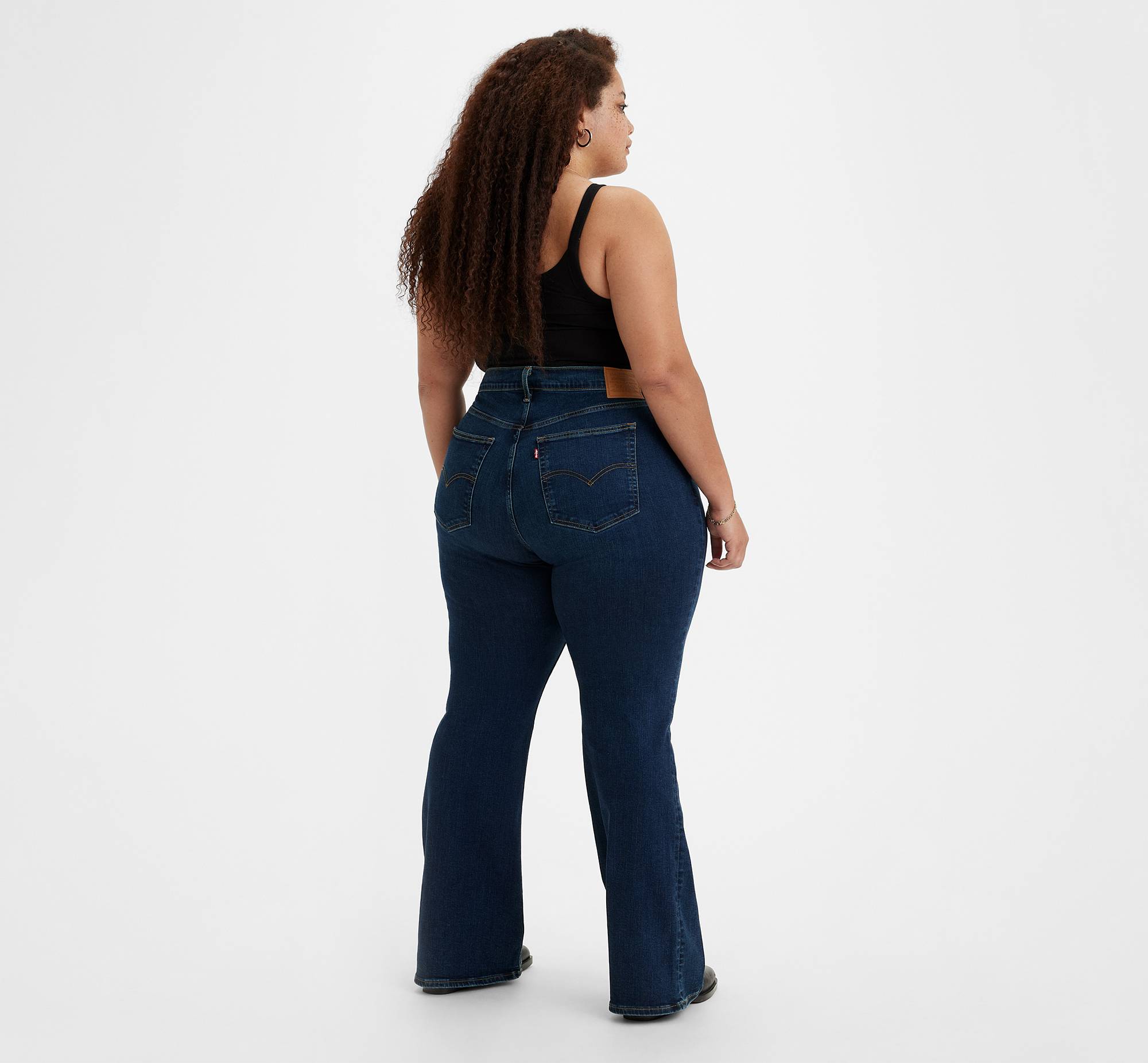 726™ High Rise Flare Jeans (plus Size) - Blue | Levi's® RO