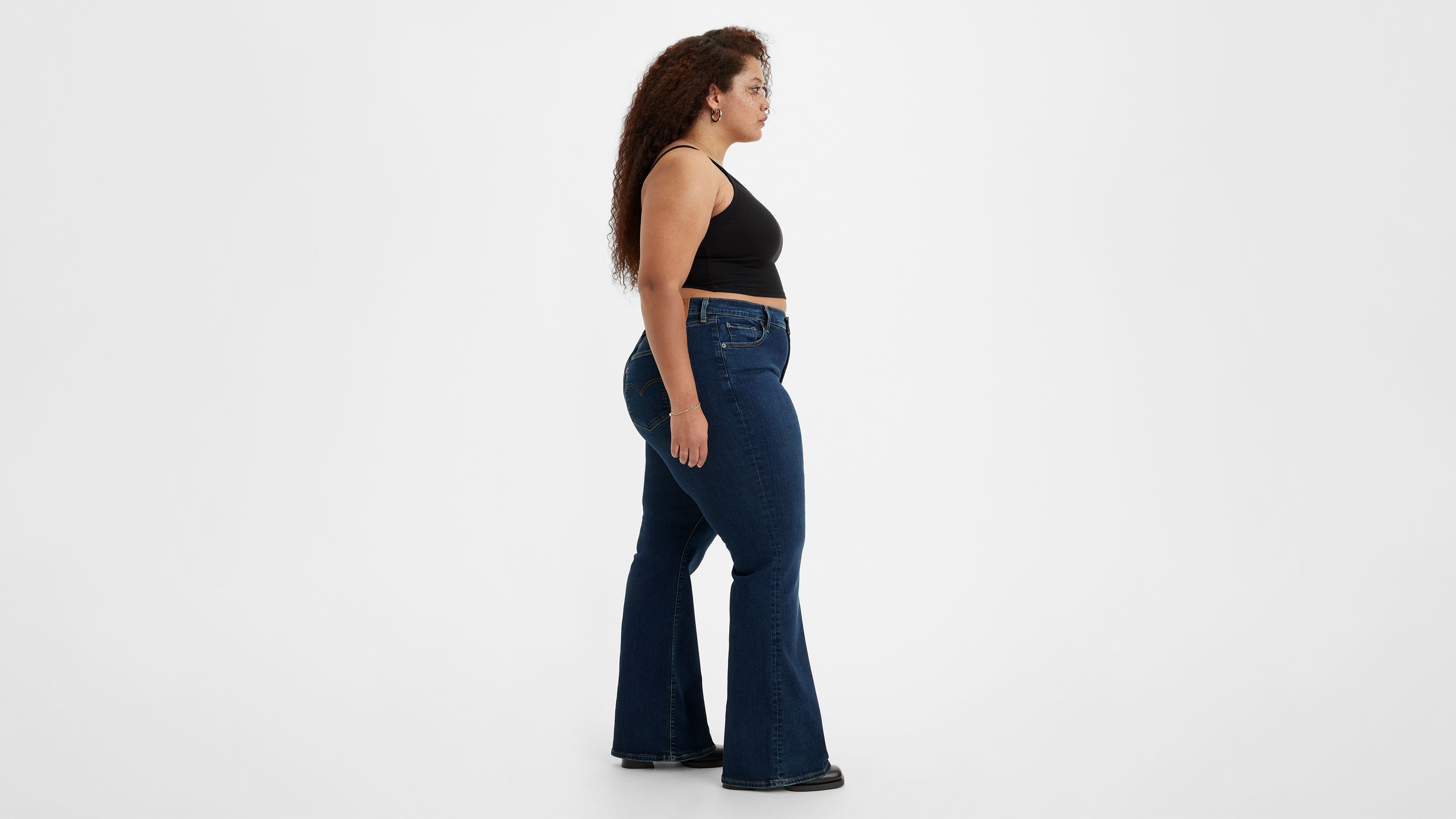 726™ High Rise Flare Jeans (plus Size) - Blue