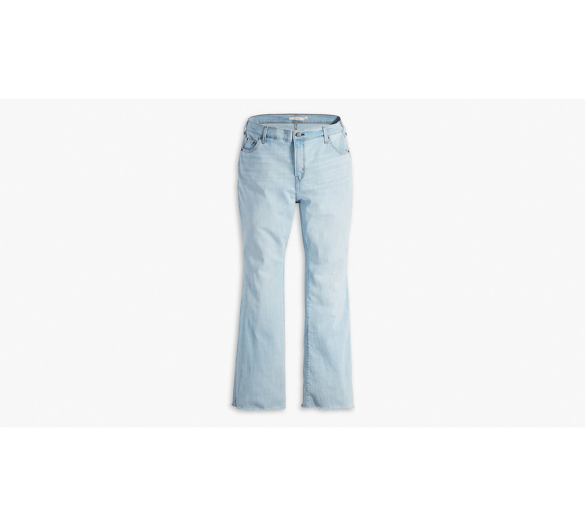 726 High Rise Flare Women's Jeans (plus Size) - Light Wash