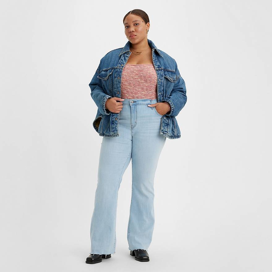 726 High Rise Flare Women's Jeans (Plus Size) 1