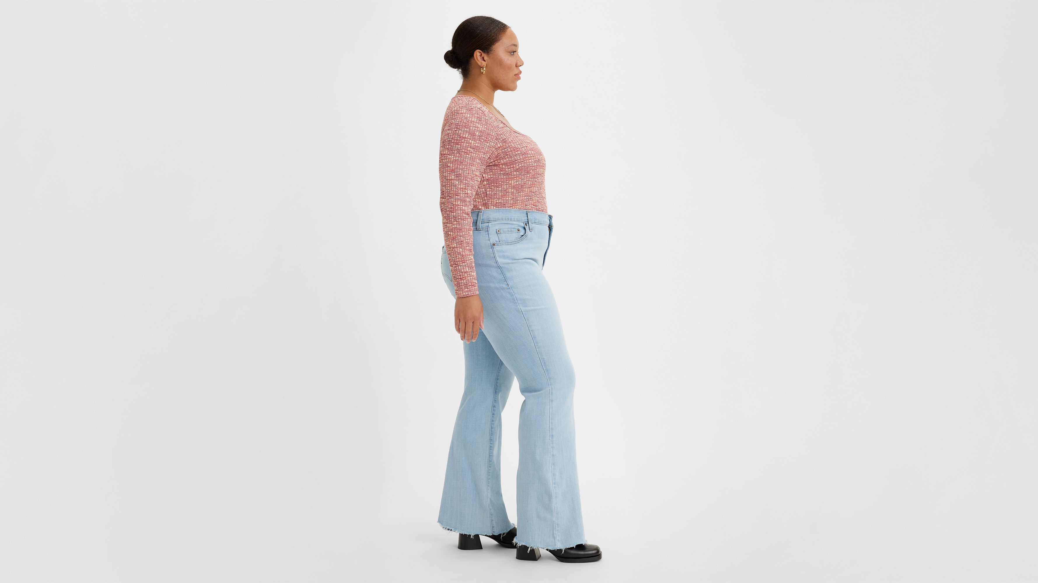 726™ High Rise Flare Jeans (plus Size) - Blue