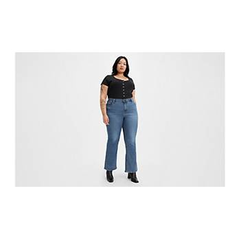 726™ Flare-jeans med hög midja (plusstorlek) 1