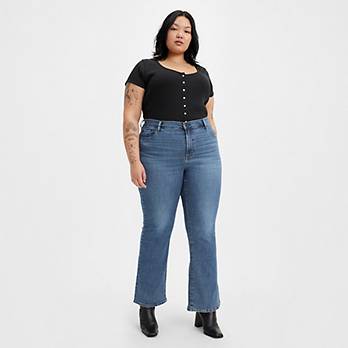 726™ jeans med høj talje og svaj (plusstørrelse) 1