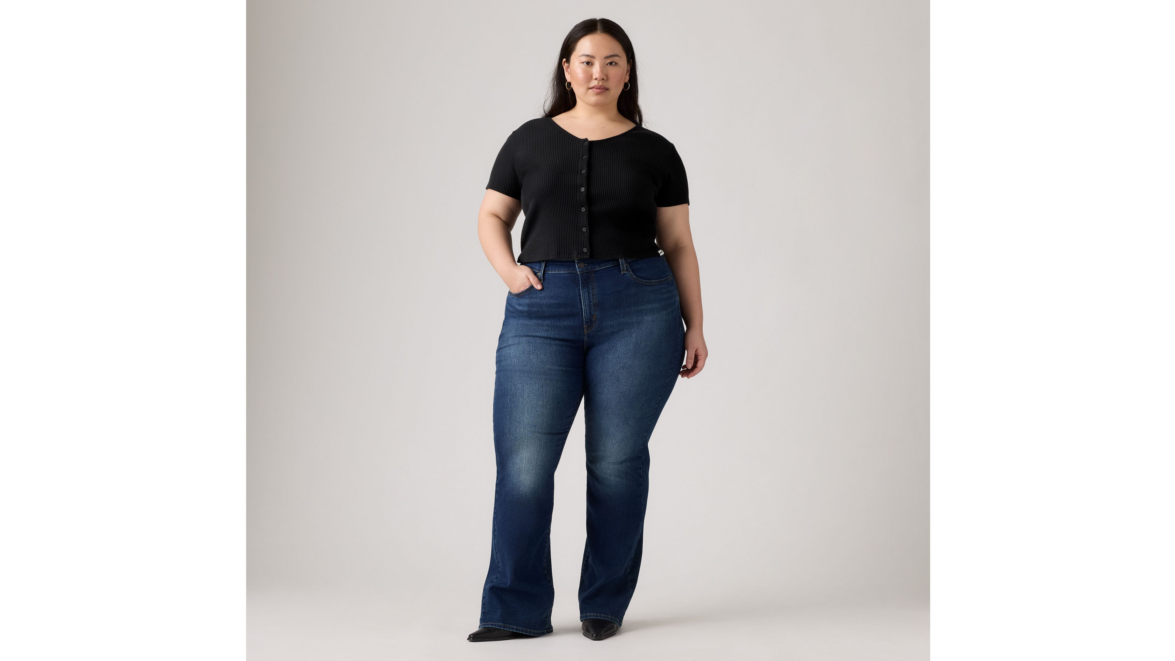 726 High-Rise Flare Women's Jeans (Plus Size