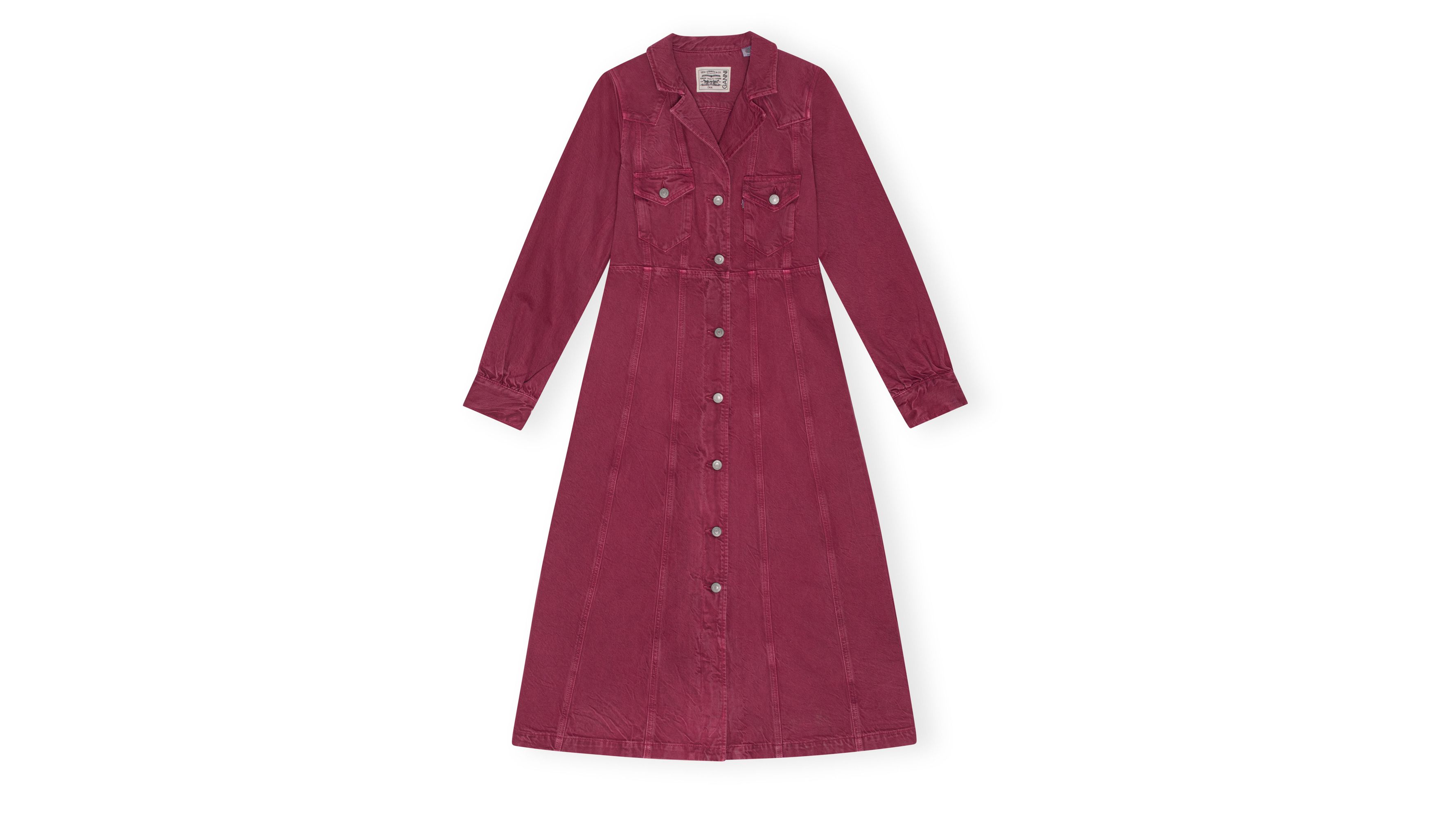 Vestido Western con solapa Levi's® X Ganni 4