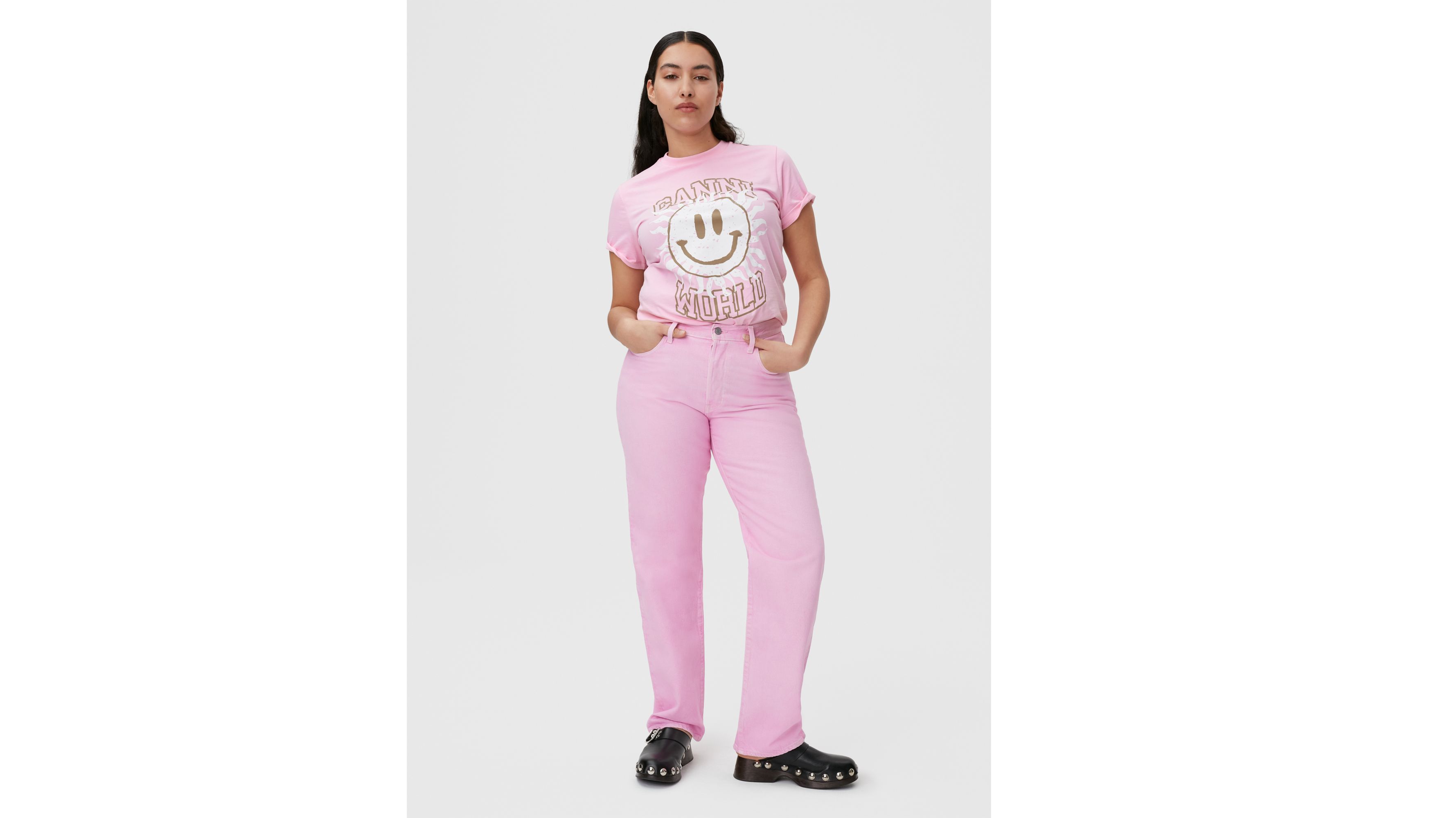 Levi's® X Ganni '90s 501®jeans - Pink | Levi's® US