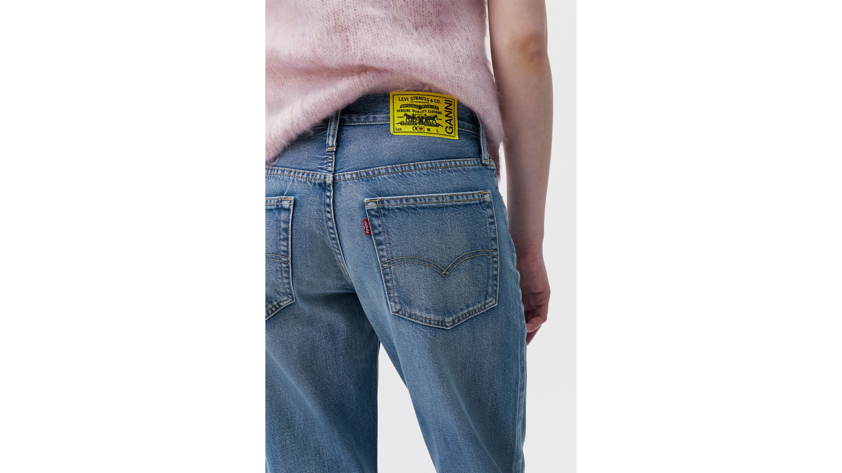 Levi's® X Ganni Baggy Bootcut Jeans - Medium Wash | Levi's® US