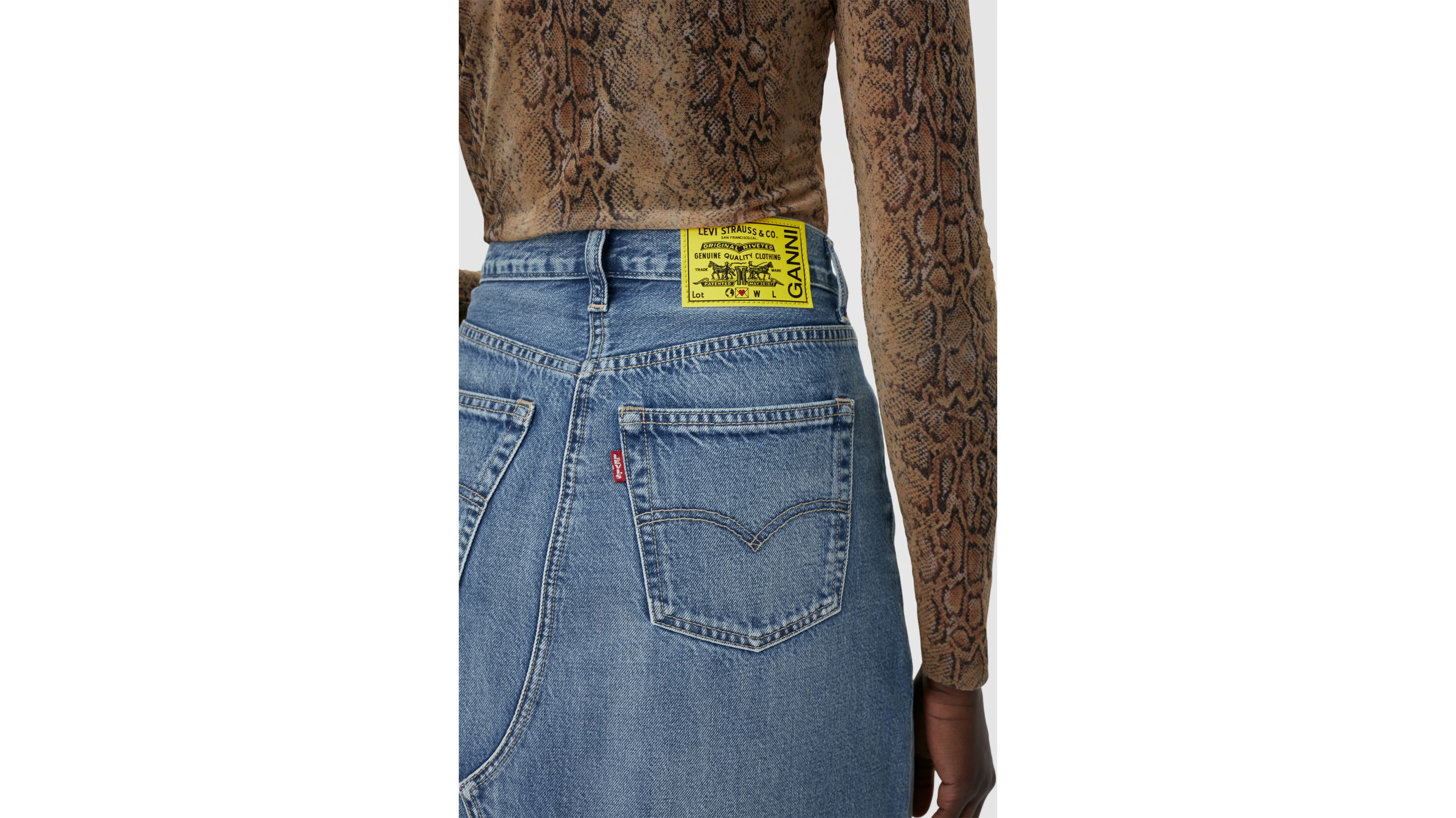 Levi's® x GANNI Deconstructed Skirt 8