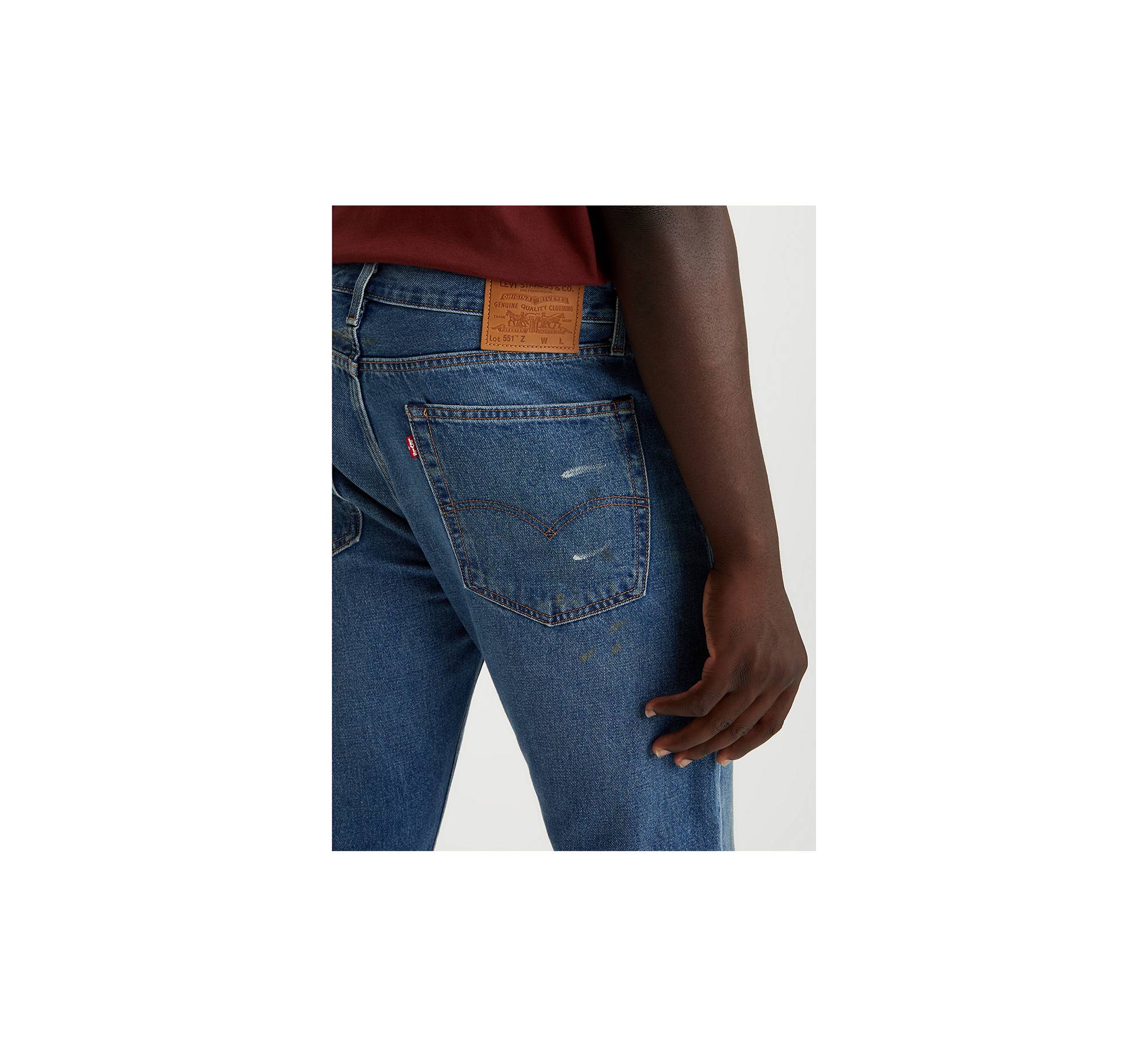 551z Authentic Straight Jeans (big & Tall) - Blue | Levi's® KZ