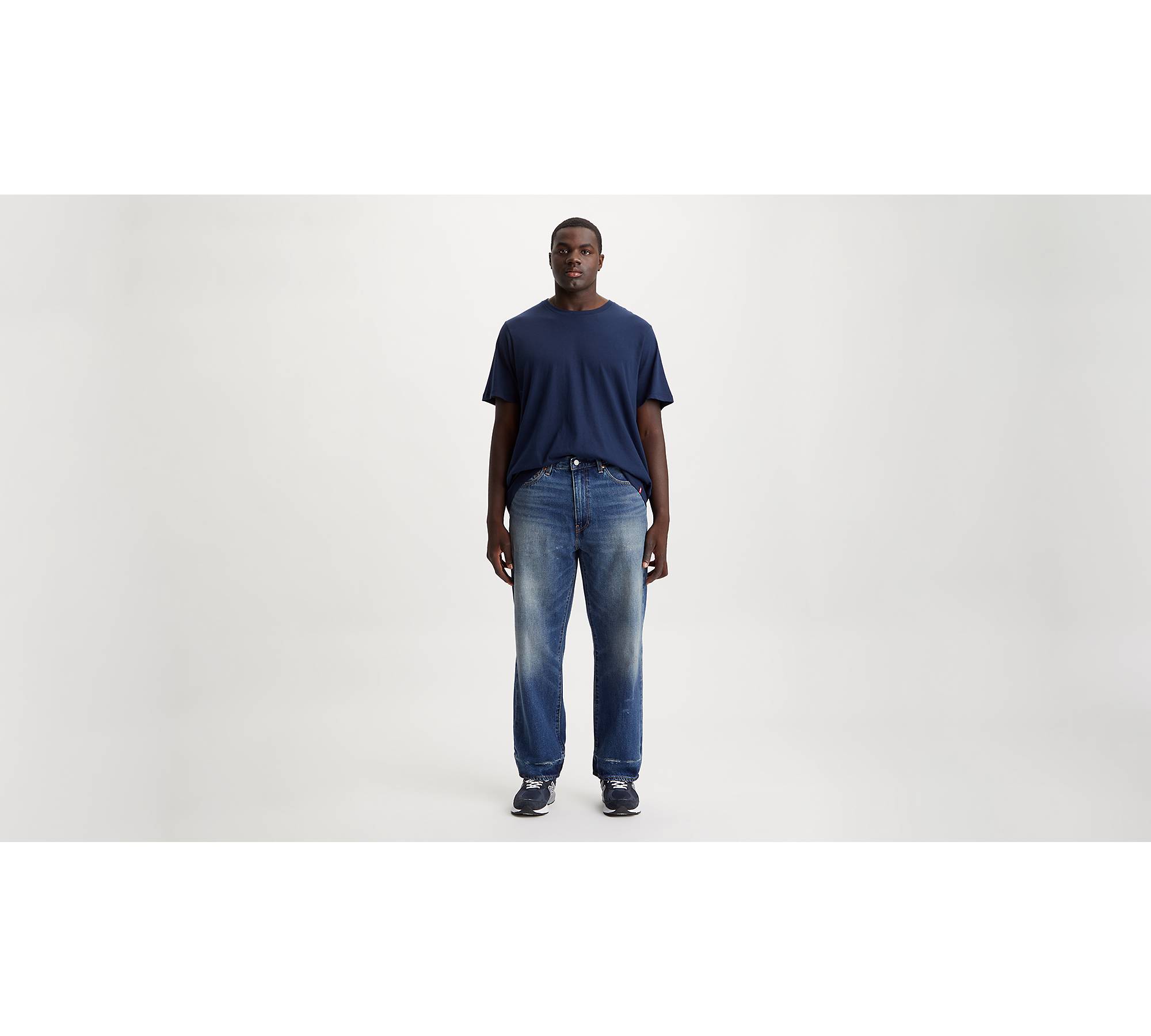 Jeans Stay Loose Affusolati (taglie Forti) - Blu